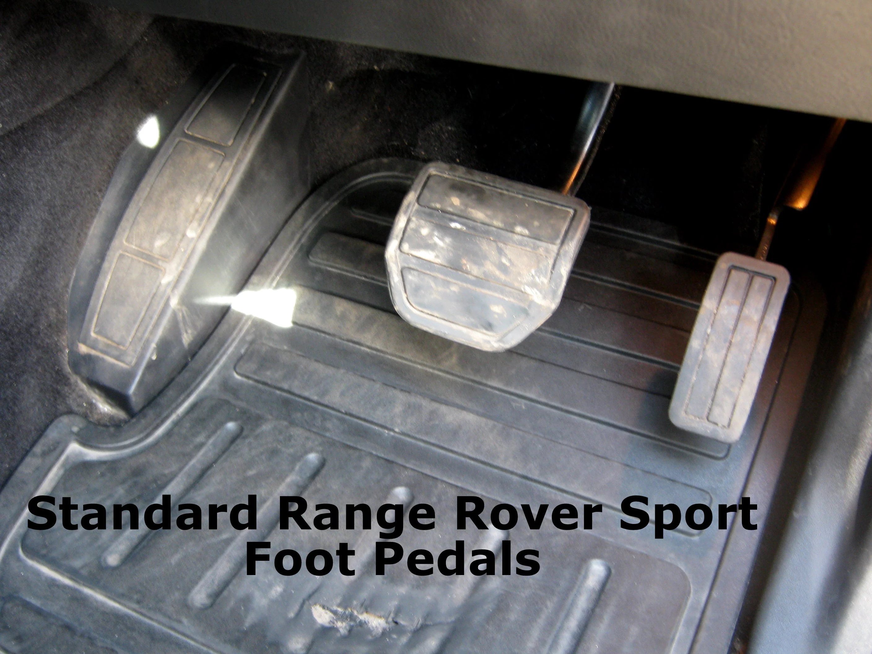 Easy Fit Pedal Cover Kit (3pc) for Range Rover Sport L320 - Image 6