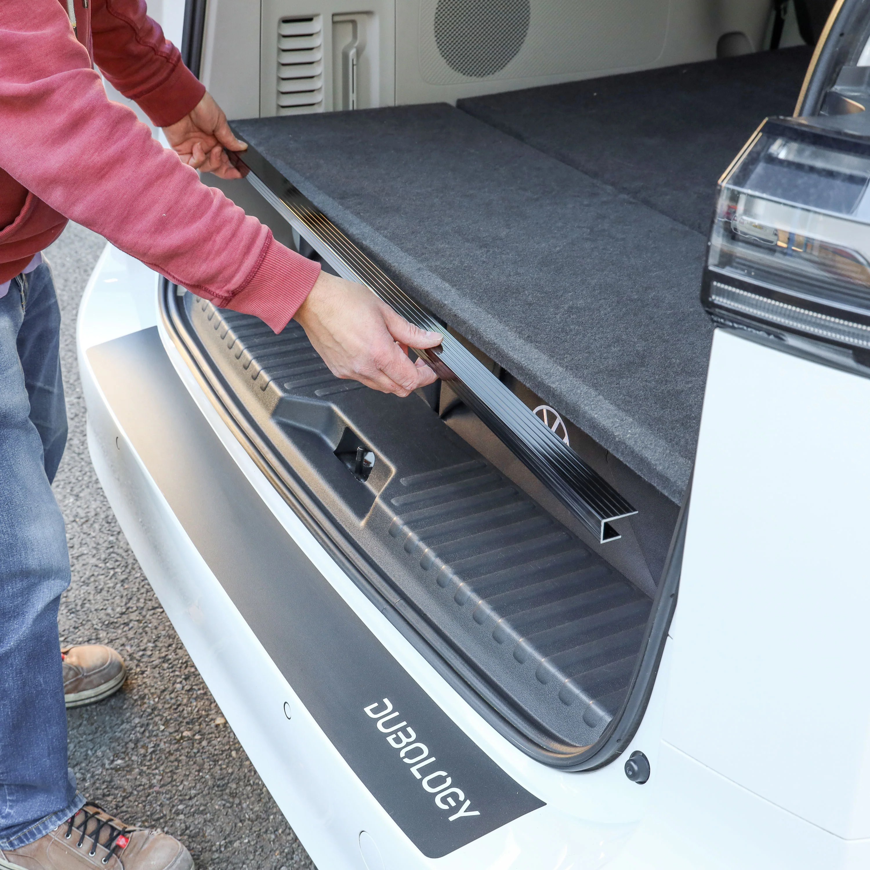 Edge Strip for Raised Floor for VW ID Buzz - Black - Image 6