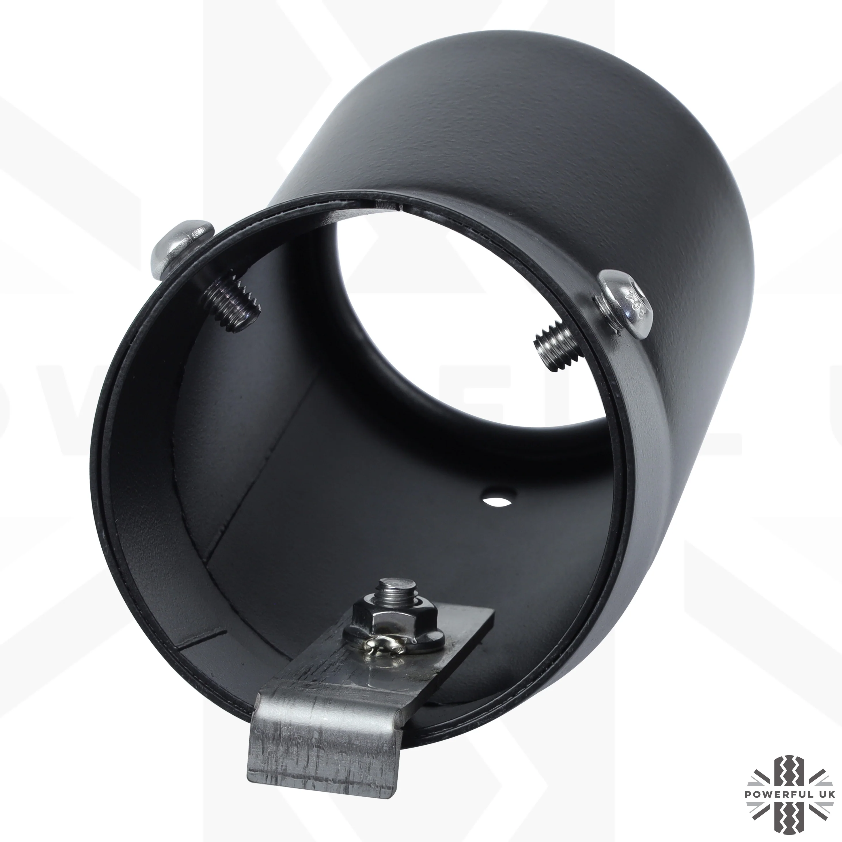 Exhaust Tips for Land Rover Defender L663 (for 55mm exhaust) - Cerakote Glacier Black (for PETROL) - Image 9