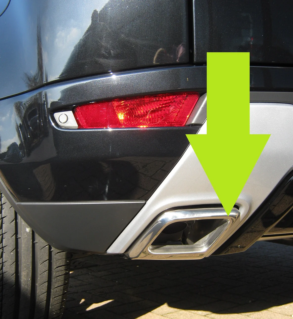 Exhaust Tips for Range Rover Evoque Dynamic - Stainless - Image 2