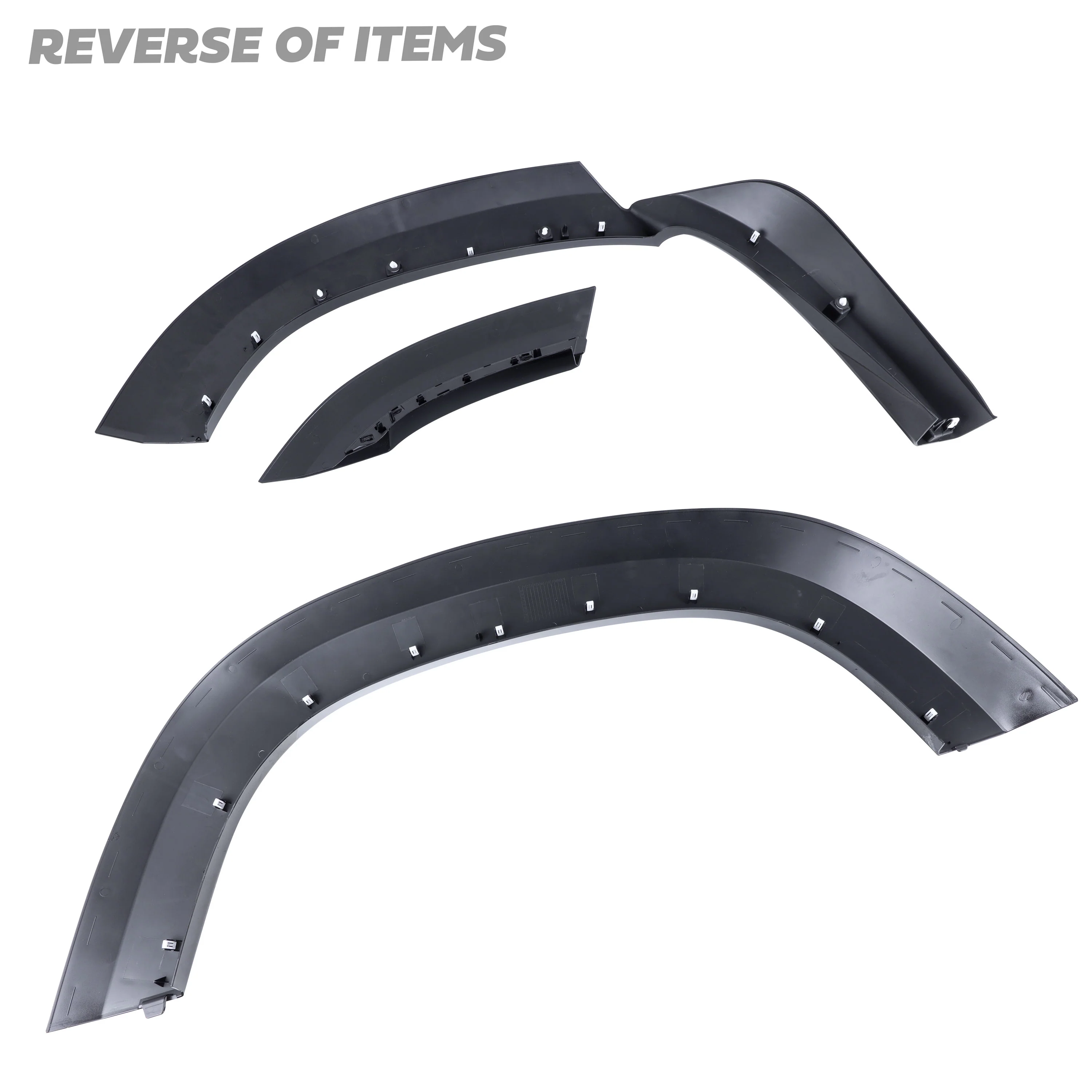 Extended Wheel Arch Set in Raptor Black for Land Rover Defender L663 (110 model) - Image 8