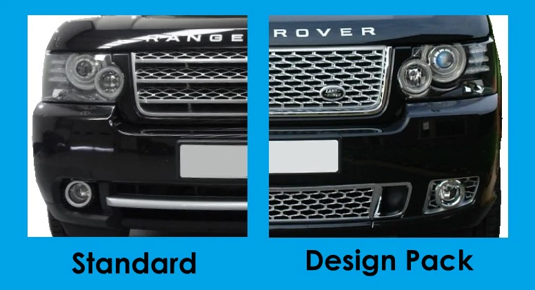 "Exterior Design Pack" style Bodykit ( Front and Rear Bumpers ) for Range Rover L322 - Aftermarket - Image 6