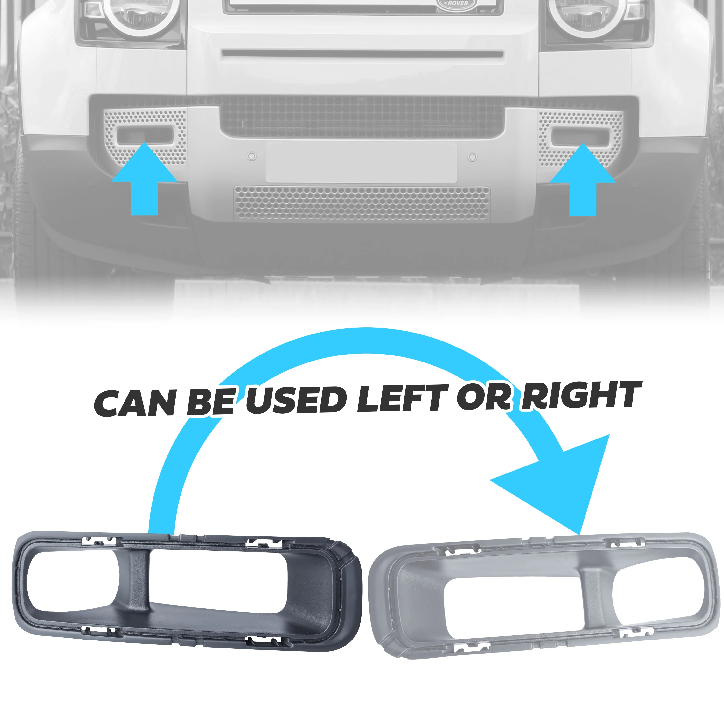 Fog Bezel Insert 'Fog & Cooling Holes' for Land Rover Defender L663 - Genuine(Used) - Image 2