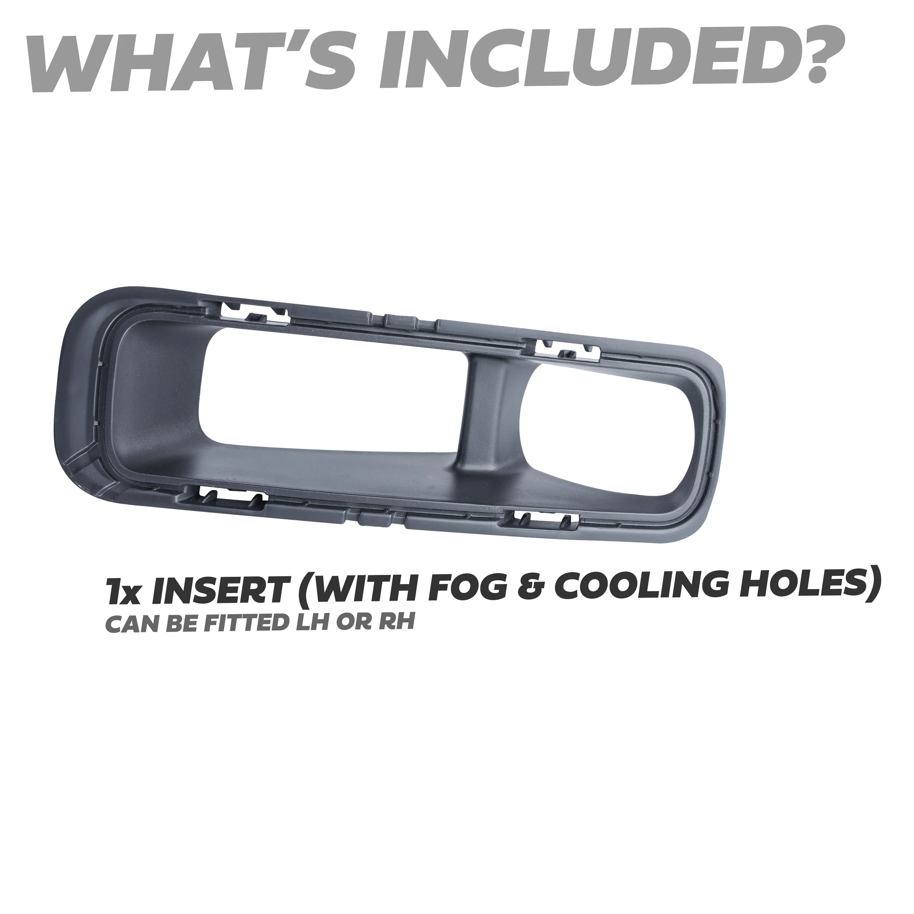 Fog Bezel Insert 'Fog & Cooling Holes' for Land Rover Defender L663 - Genuine(Used) - Image 4
