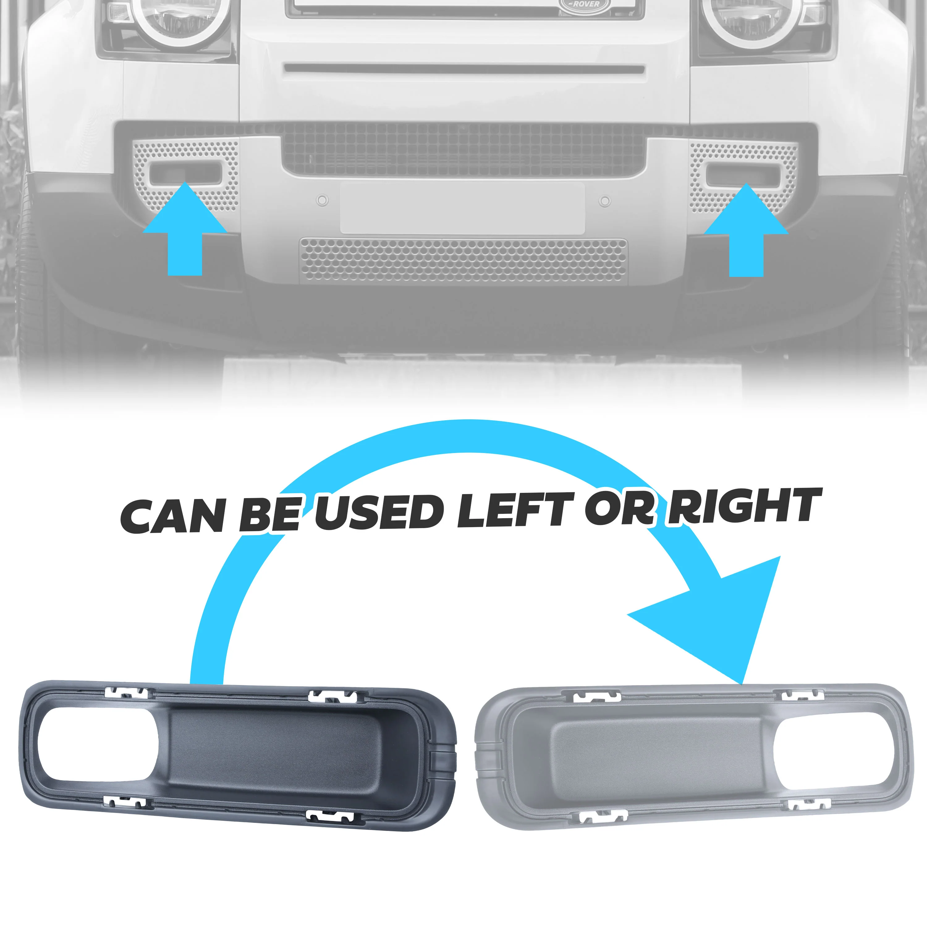 Fog Bezel Insert 'Fog Only' for Land Rover Defender L663 - Genuine(Used) - Image 2
