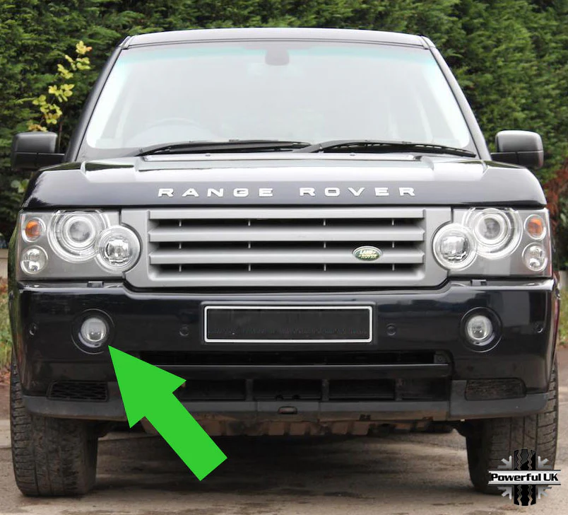 Fog Lamp Bezel for Range Rover L322 2006-09  front bumper - Primer RH - Image 3