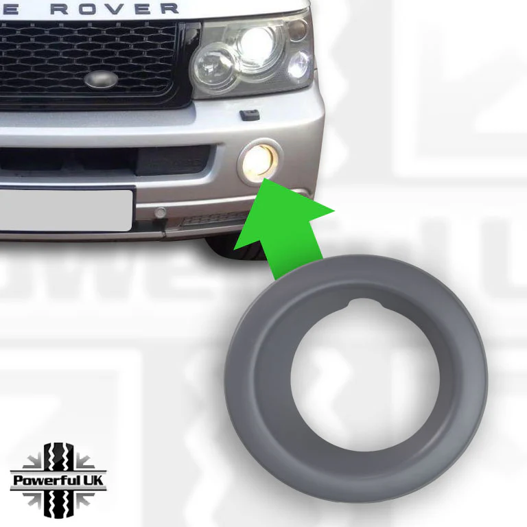 Fog Lamp Bezel for Range Rover Sport L320 2005-09  front bumper - Primer LH - Image 6