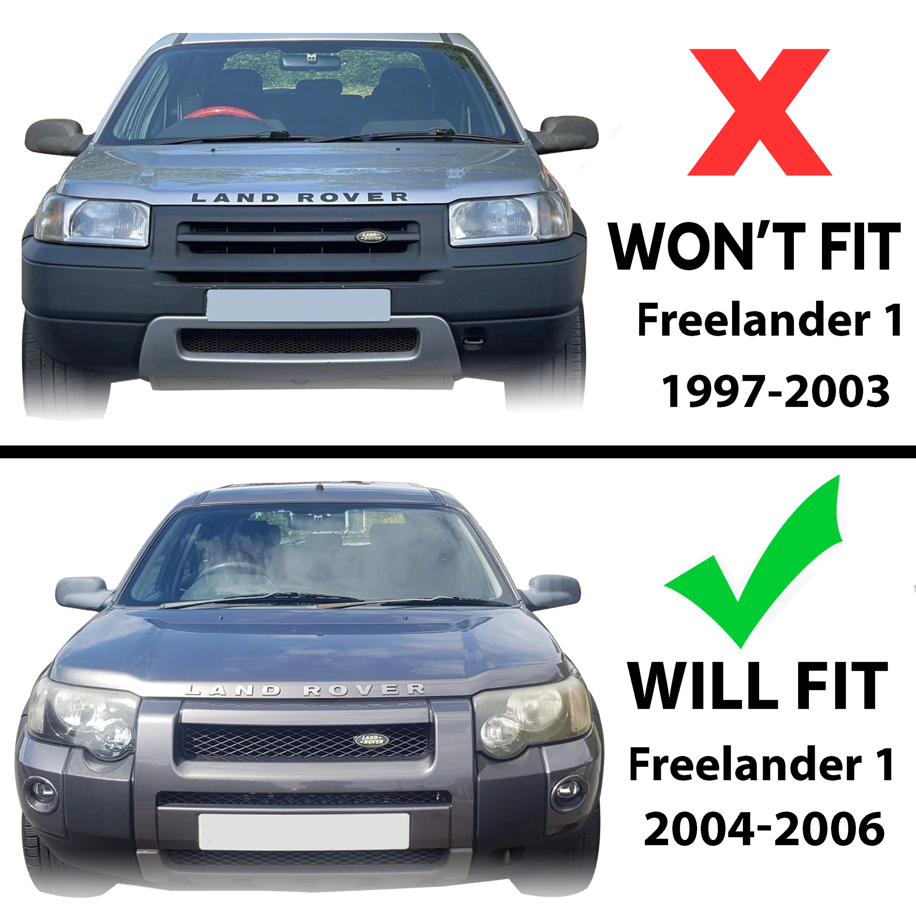 Fog Lamp Bezel in Primer for Land Rover Freelander 1 2004-07 - Left - Image 6