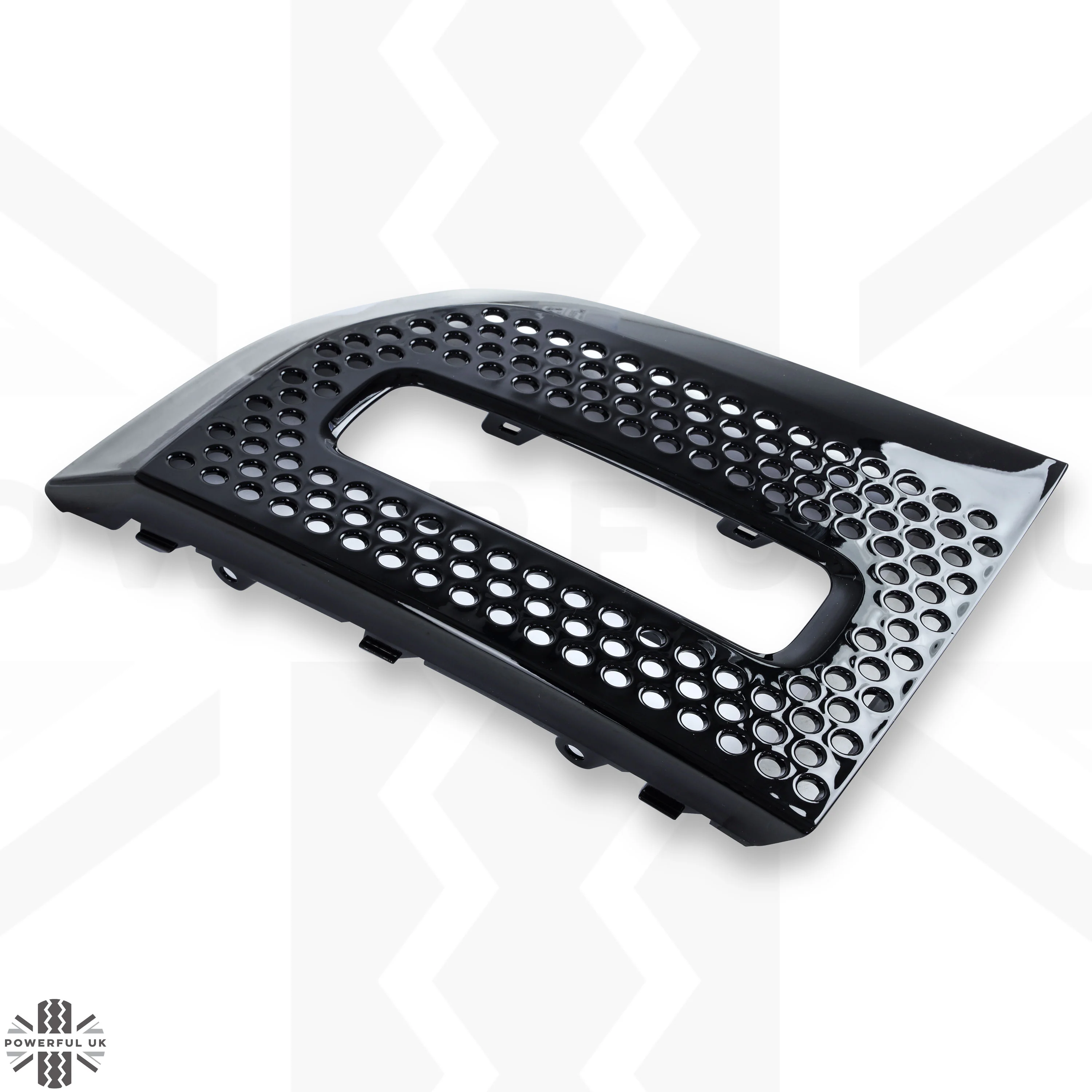 Fog Lamp Surround Grille for Land Rover Defender L663 - Gloss Black - LEFT - Image 5