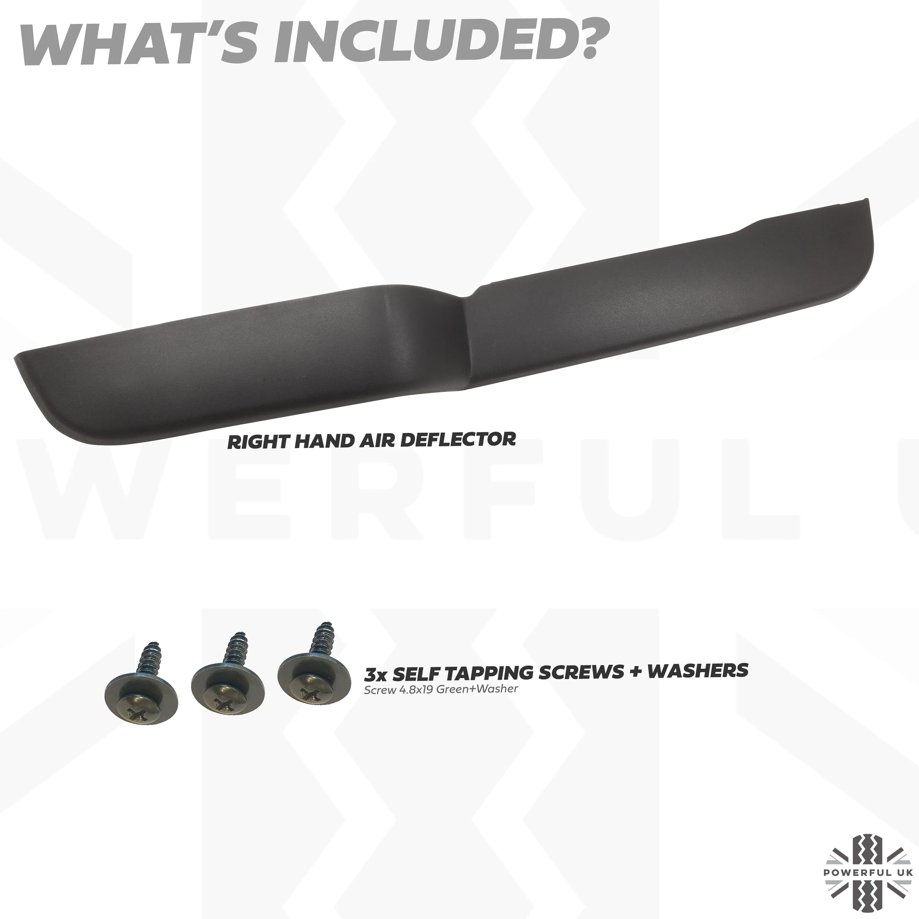 Front Bumper Air Deflector for Range Rover Sport 2010  - RH - Image 4