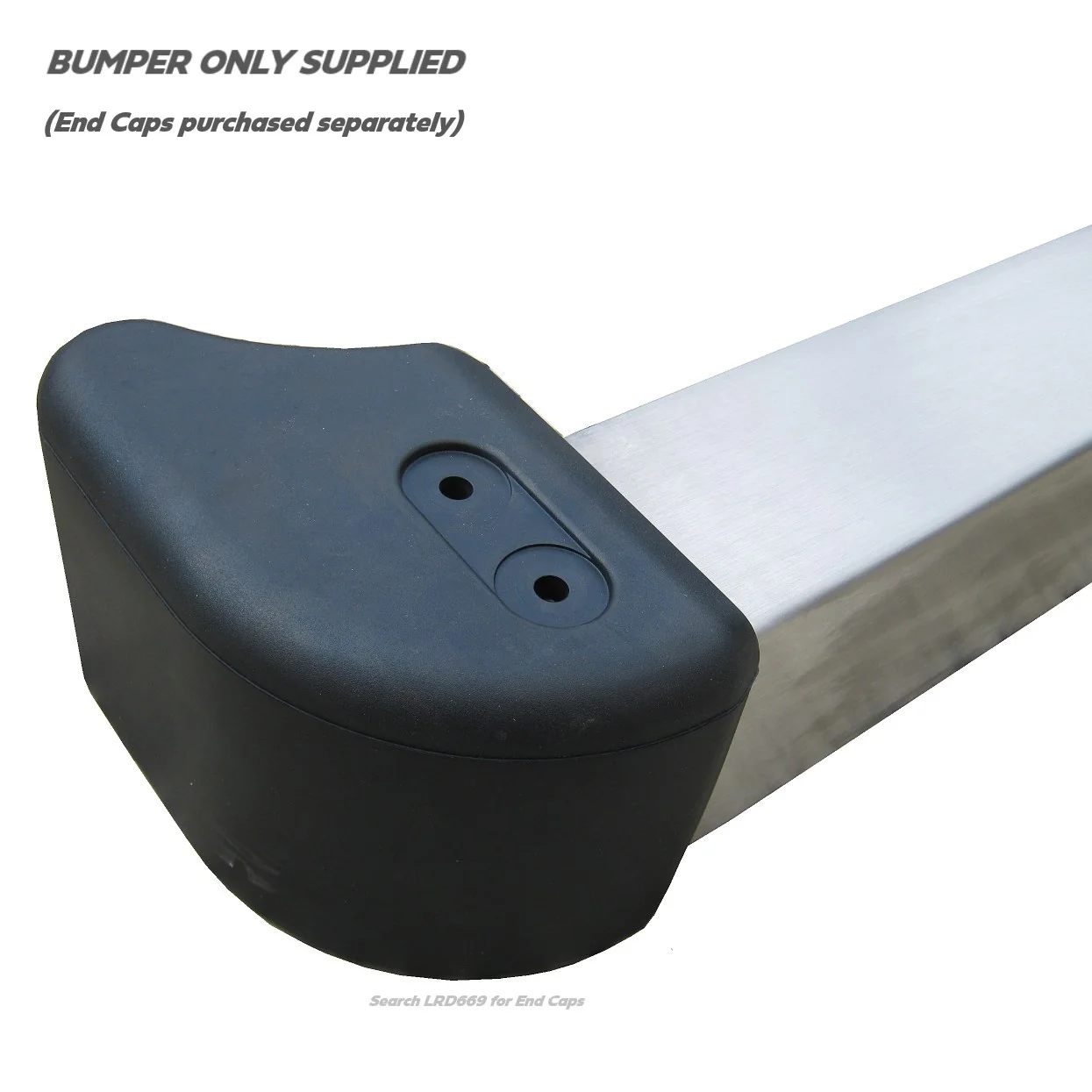 Front Bumper - Brushed Stainless Steel - for Land Rover Defender - Image 5