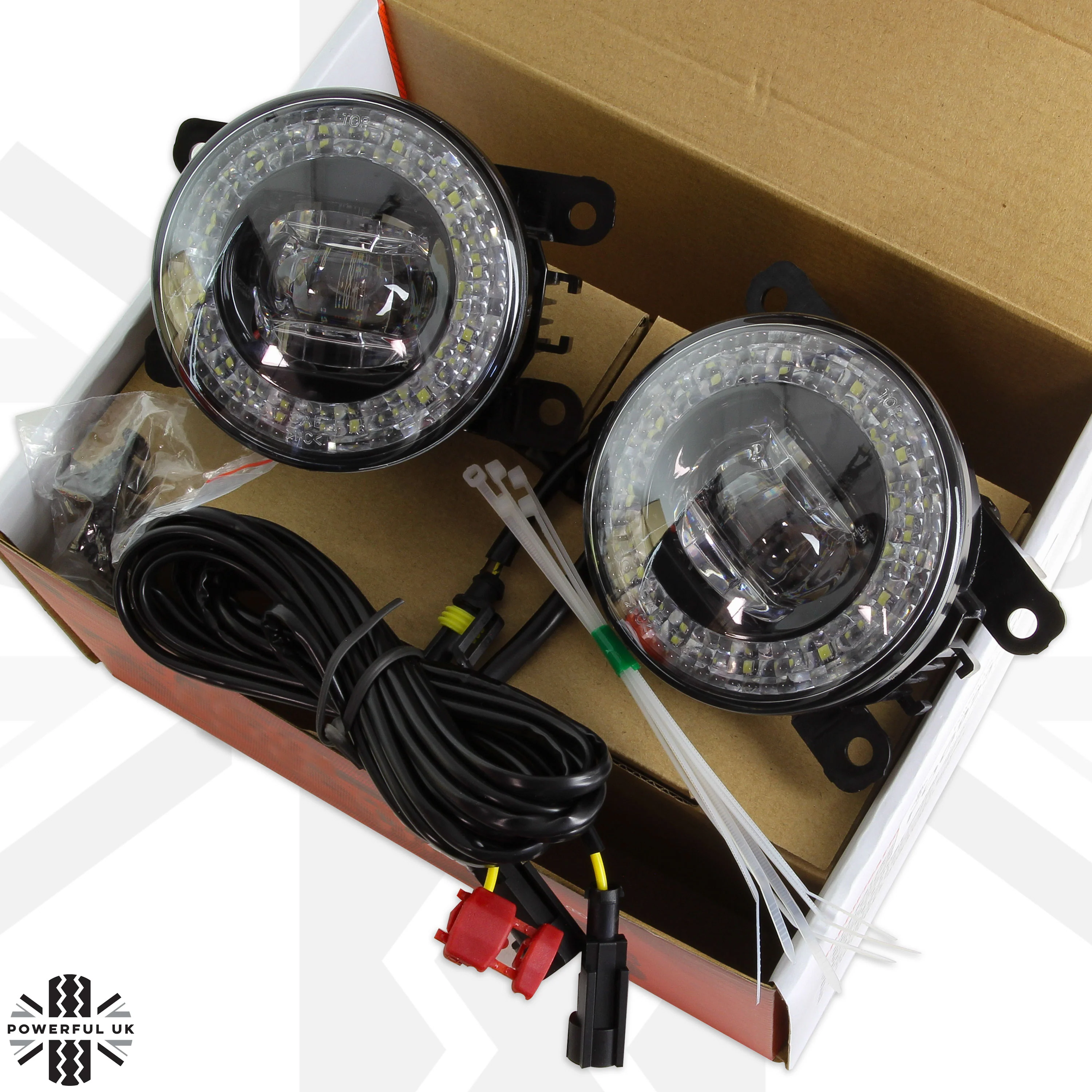 Front Bumper fog & DRL 2 in 1 LED lamps for Land Rover Freelander 2 ( Type 5 ) - Image 2