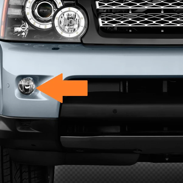 Front Bumper fog & DRL 2 in 1 LED lamps for Range Rover Sport 2010 ( Type 2 )