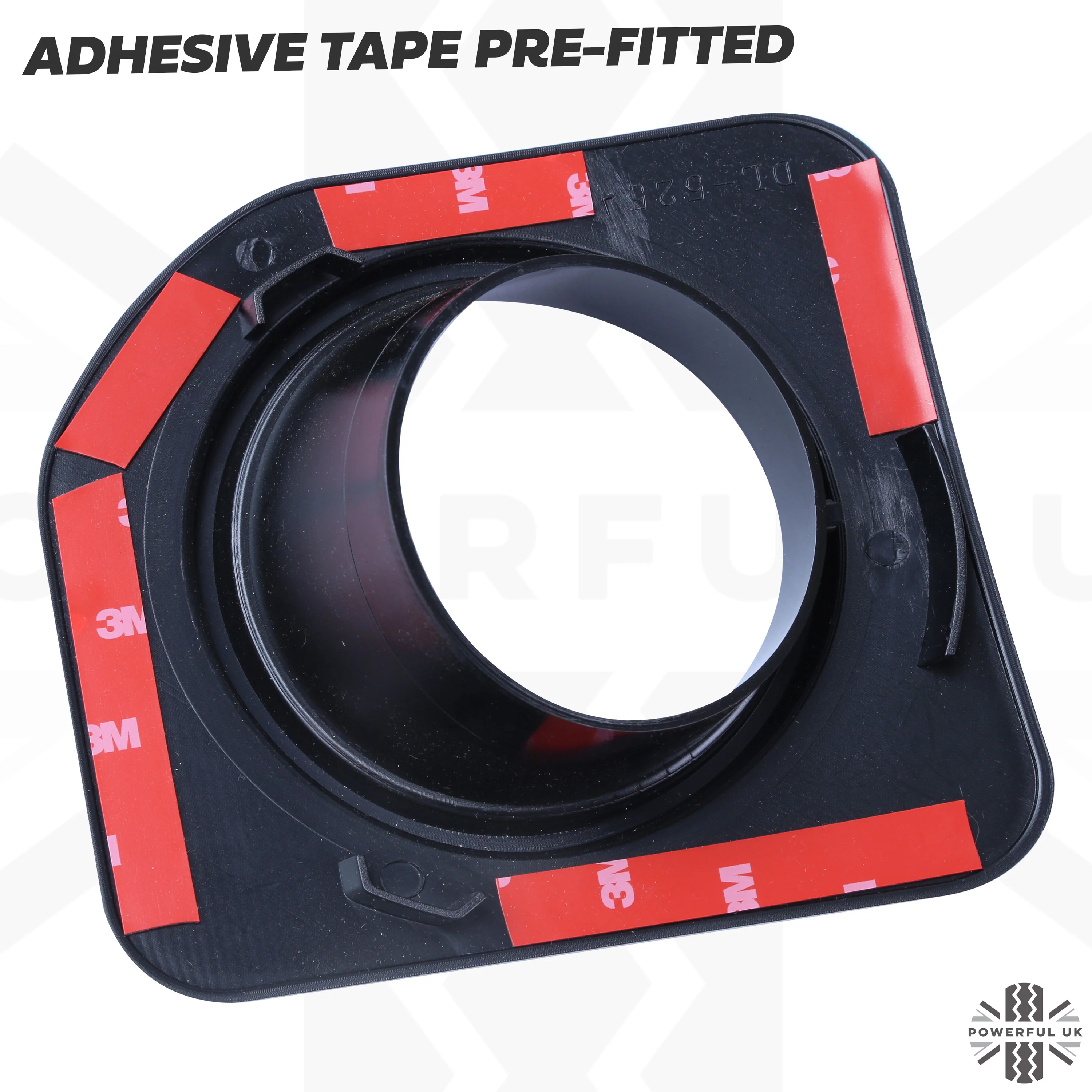 Front Bumper Fog Lamp Bezels Facelift look - Gloss Black - for Land Rover Discovery 4 2010-14 - Image 3