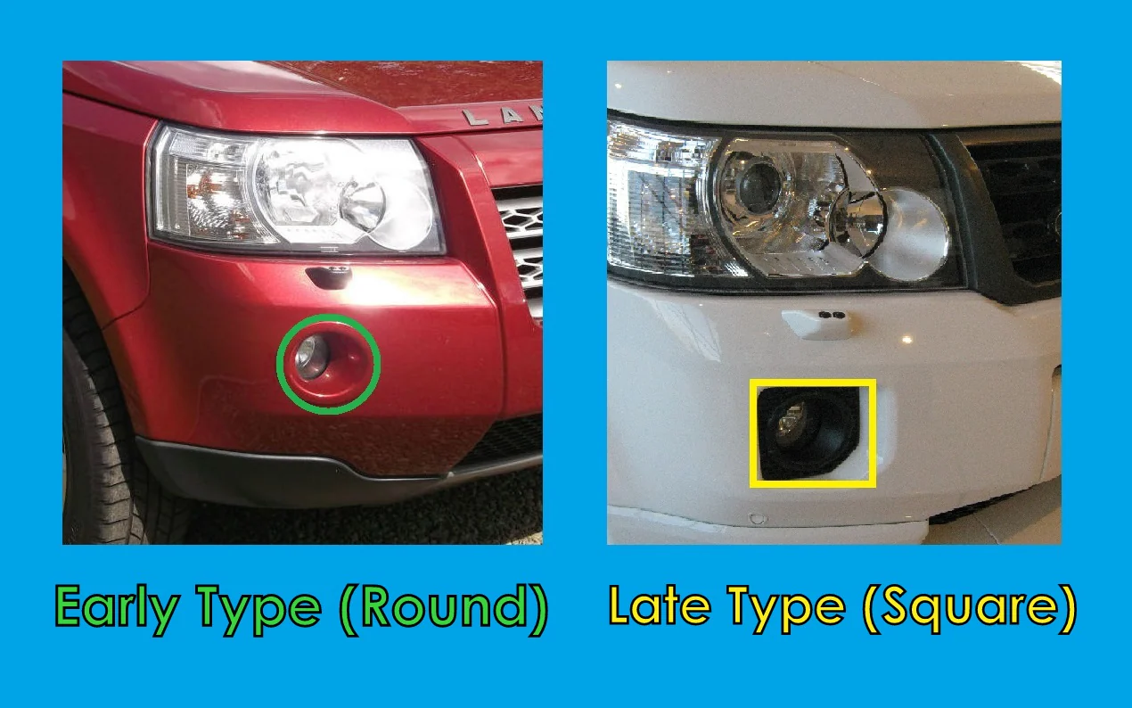 Front Bumper Fog Lamp Covers in Silver for Land Rover Freelander 2 2012 - PAIR - Image 4