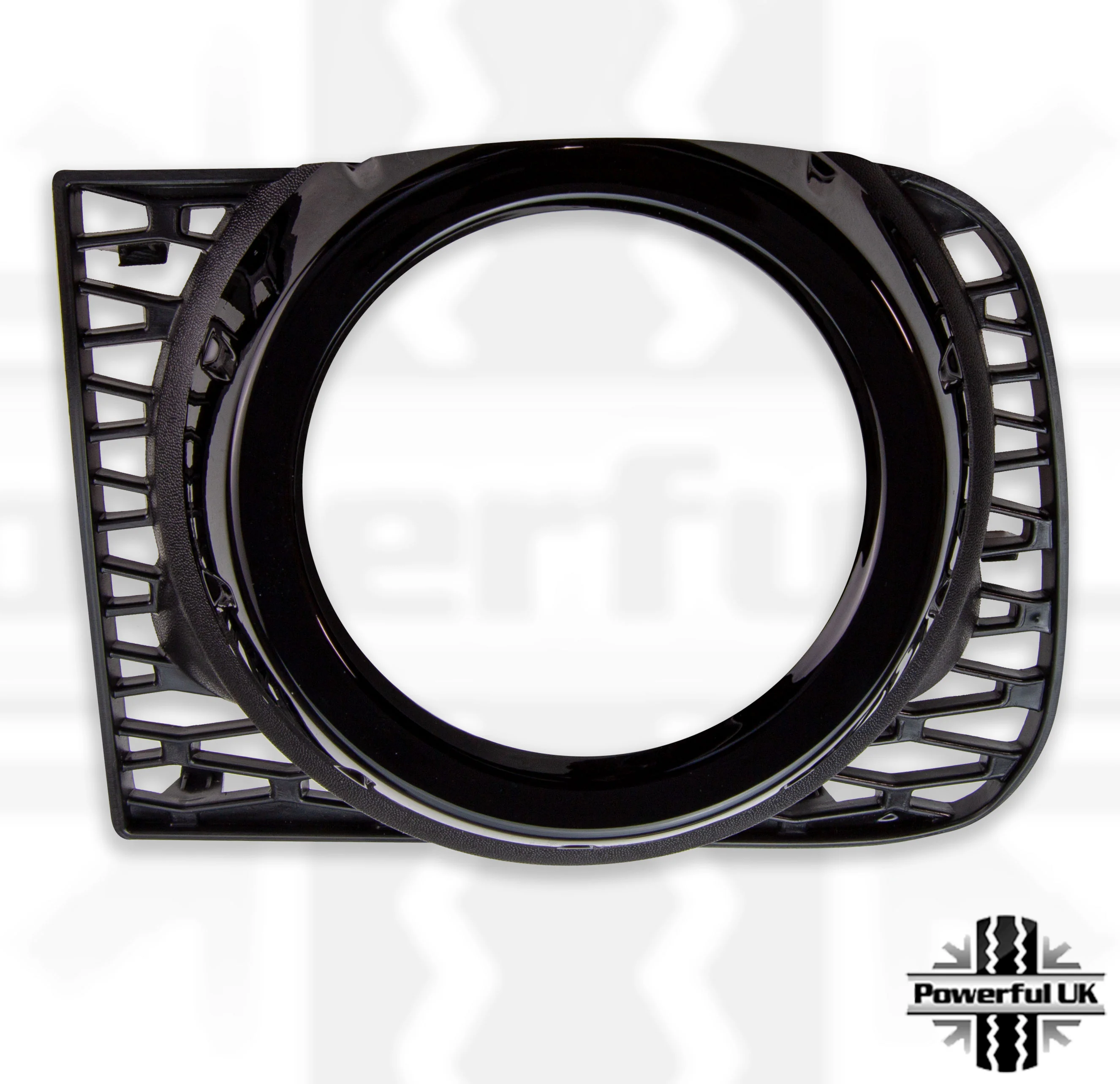 Front Bumper Fog Lamp Surrounds for Range Rover L322 2010 -  Black - Image 3
