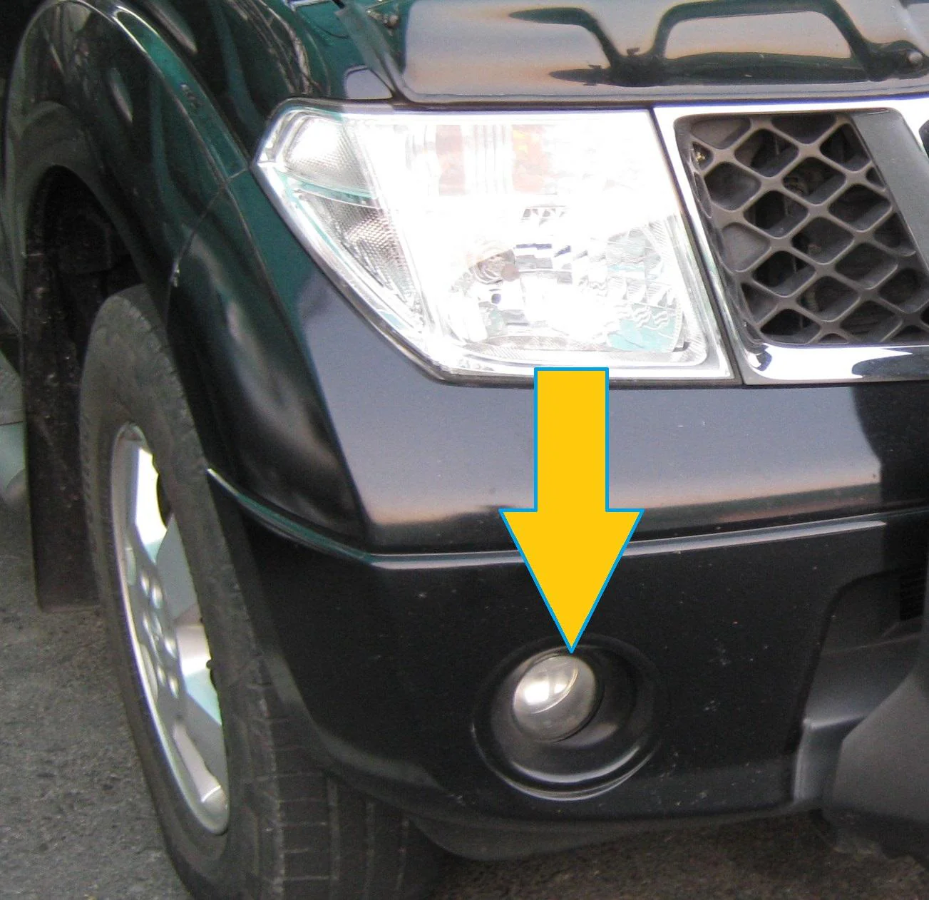 Front Bumper Fog Lamps for Nissan Navara D40 - LED HSX Style (Pair) - Image 4