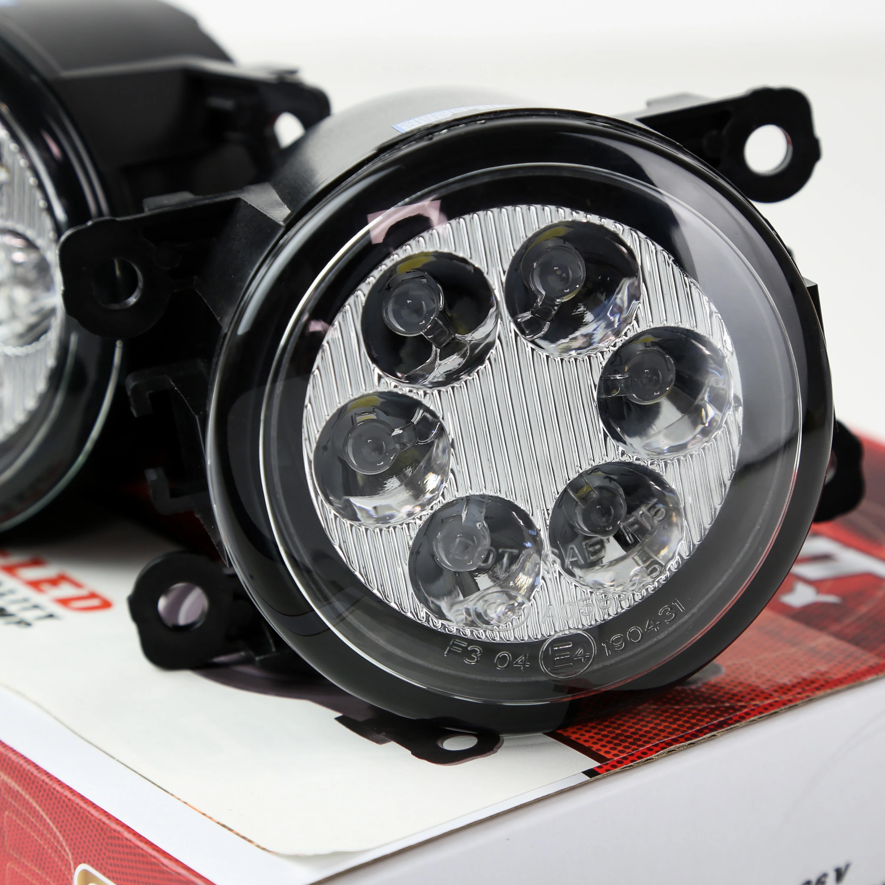 Front Bumper Fog Lamps for Nissan Navara D40 Pickup - LED DRL Style 2 (Pair) - Image 8