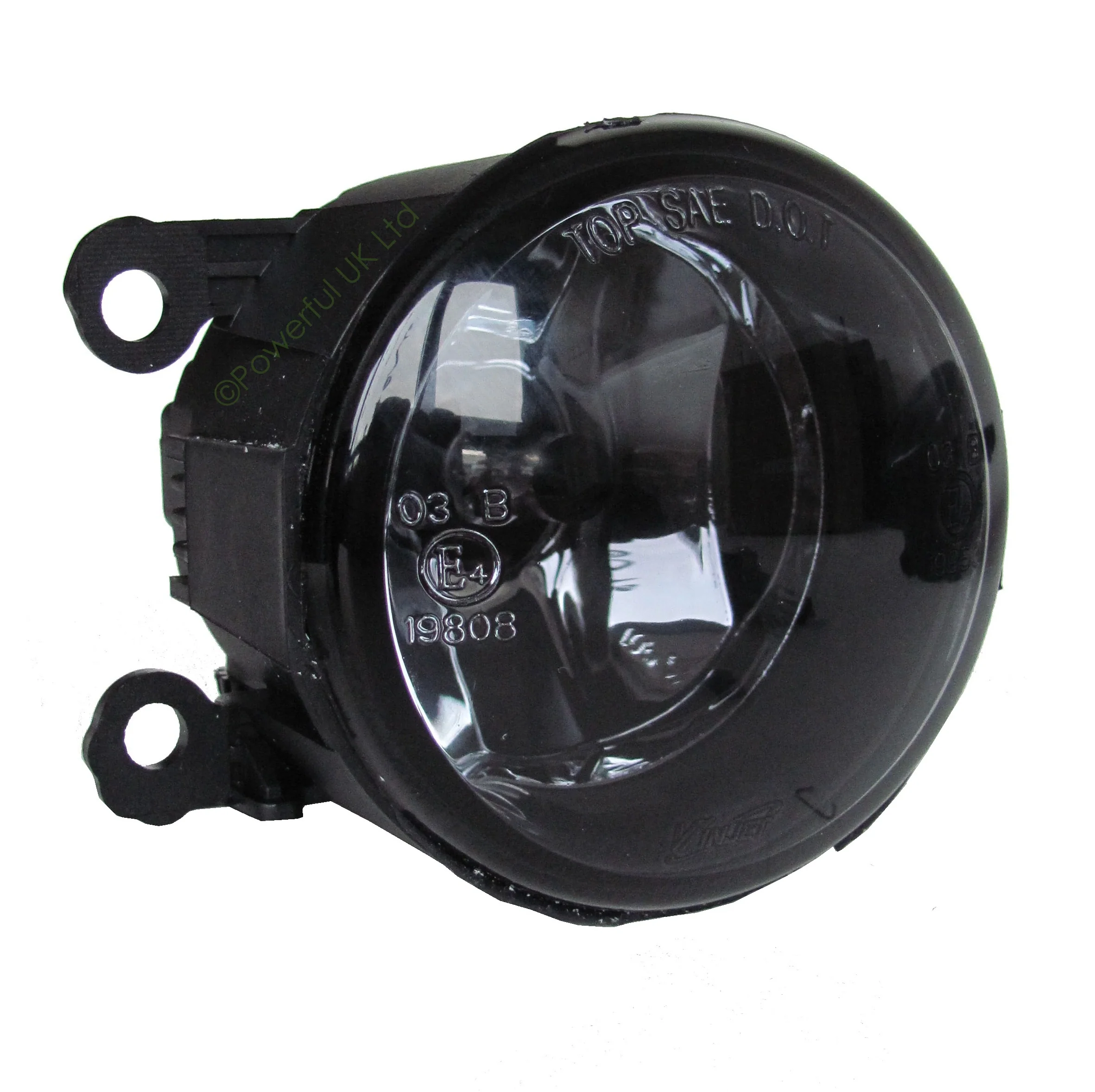 Front Bumper Fog Lamps for Nissan Navara D40 Pickup (Pair) - Smoked - Image 4