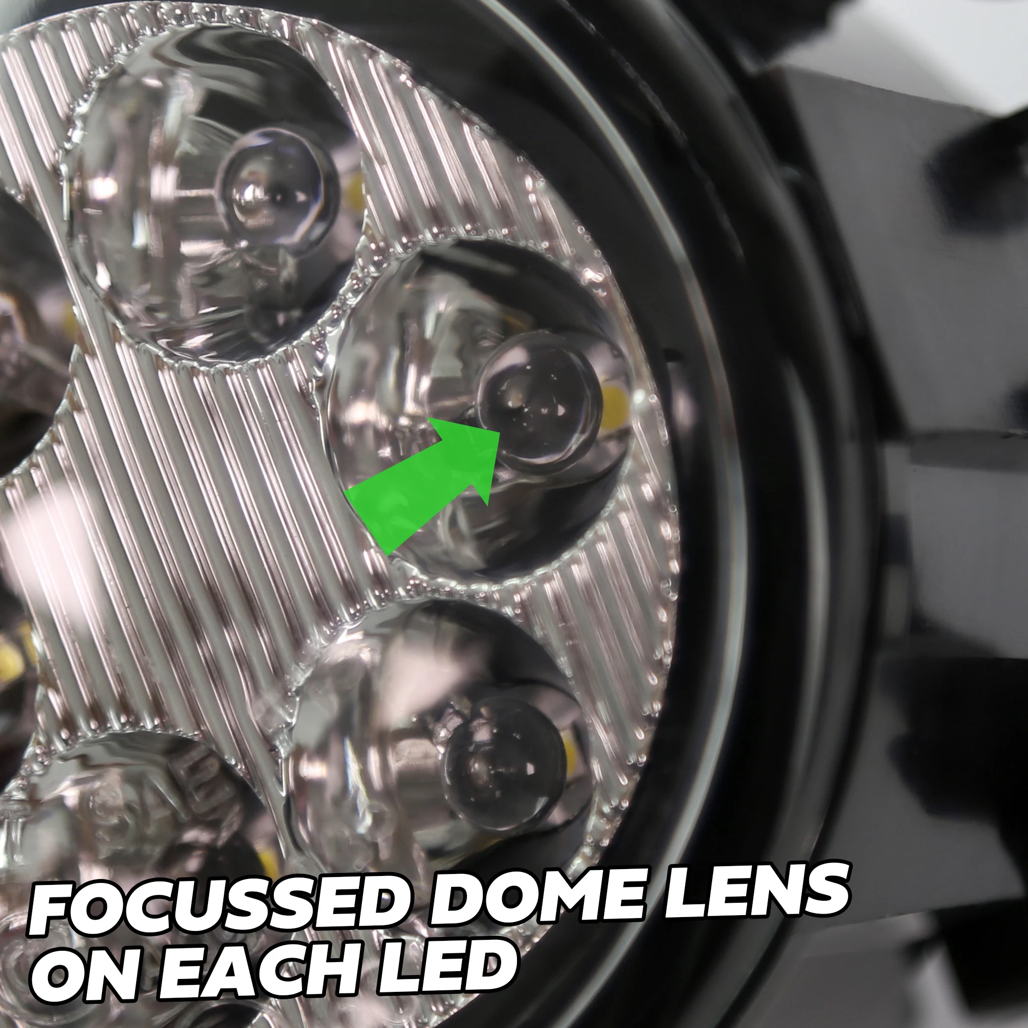 Front Bumper Fog Lamps LED (6 LED) for Land Rover Freelander 2 - PAIR - Image 7