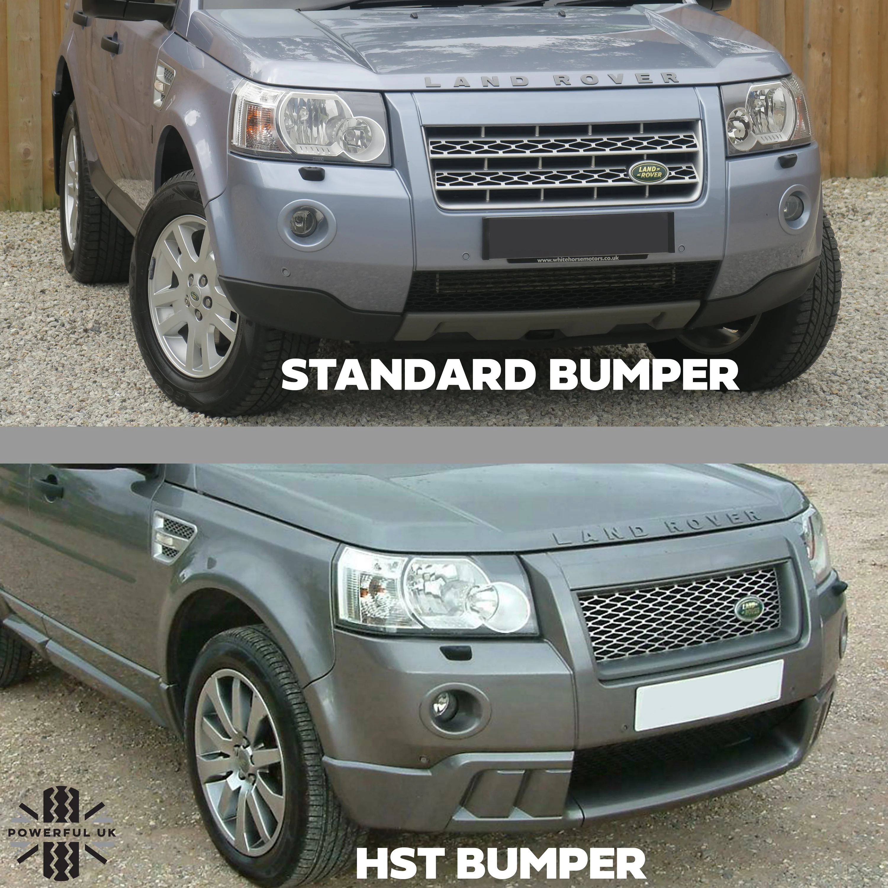 Front Bumper HST styling kit unpainted for Land Rover Freelander 2 - RH - Image 6