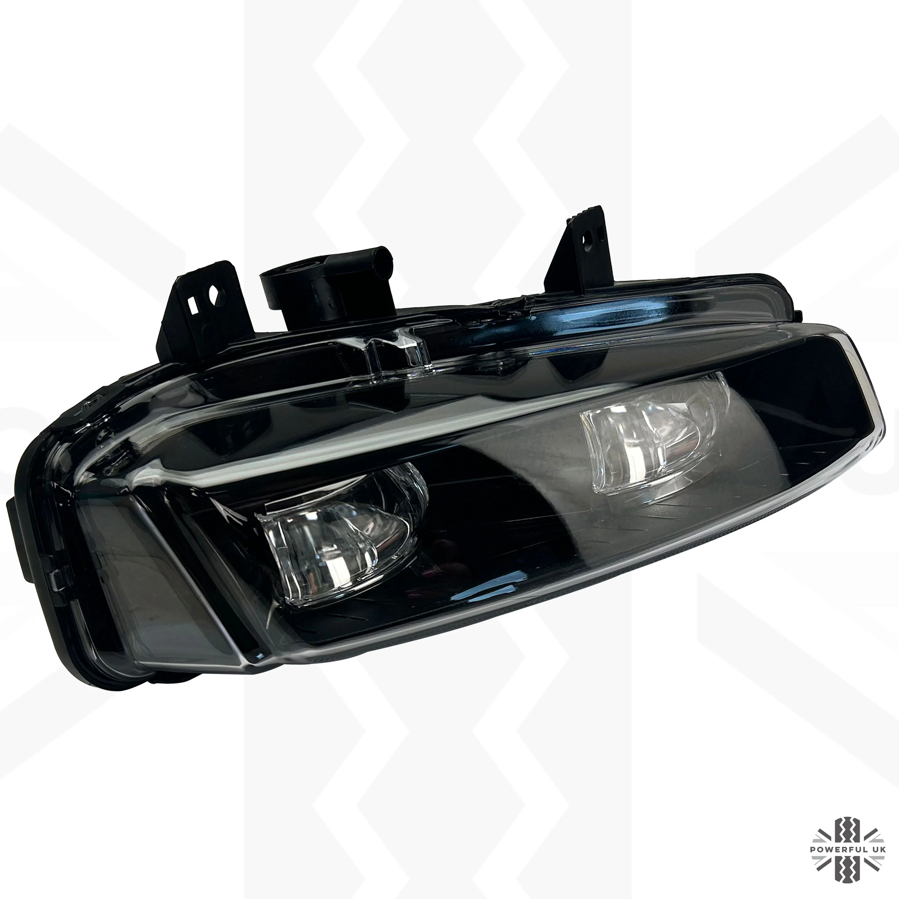 Front Bumper LED Fog Light in Black for Range Rover Evoque - Right