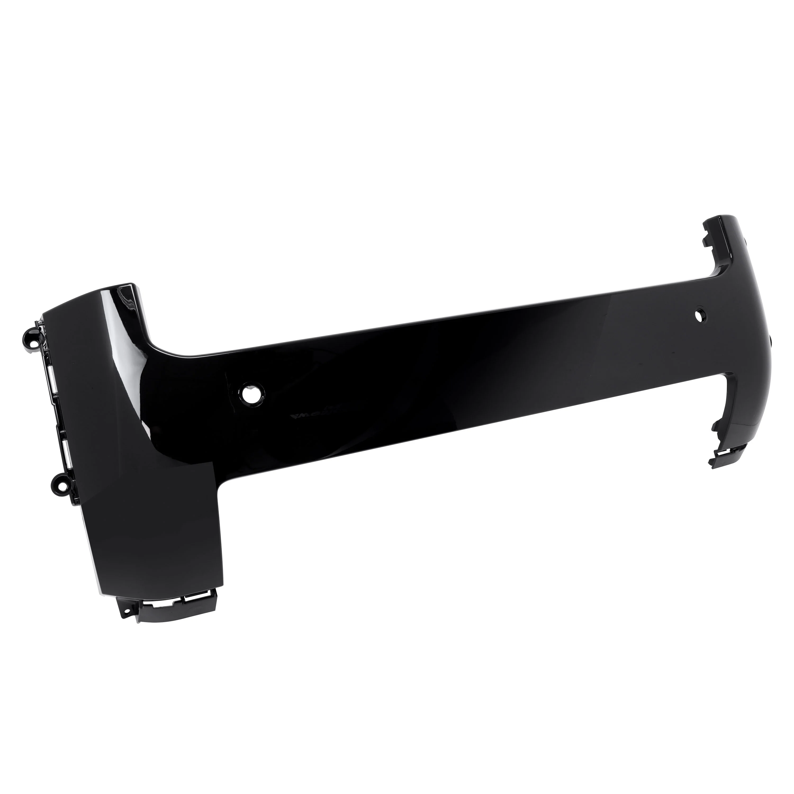 Front Bumper Lower Number Plate Panel for Land Rover Defender L663 - Gloss Black - Image 2