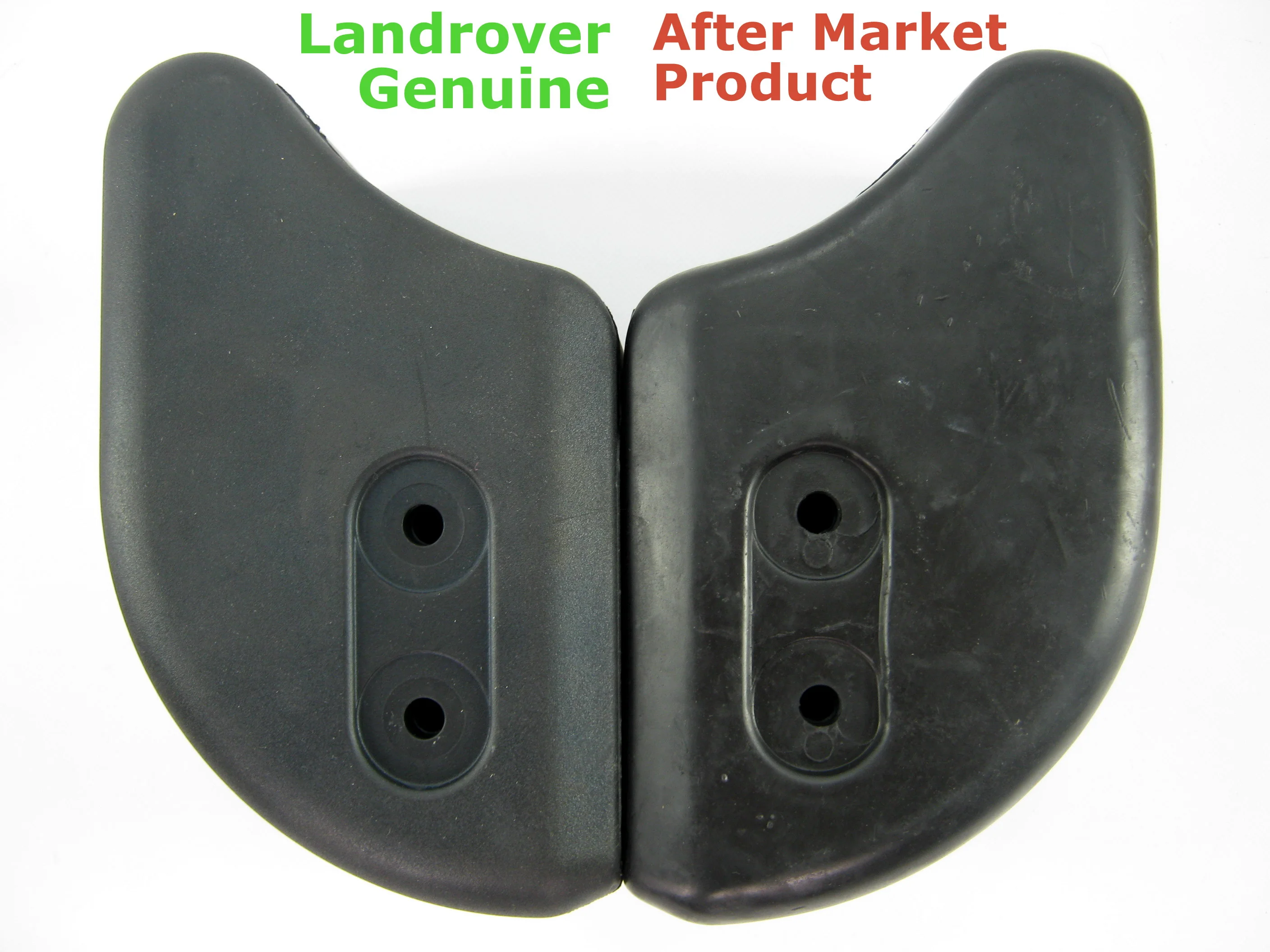 Front Bumper Rubber End Caps + Fitting Kit for Land Rover Defender - Image 5
