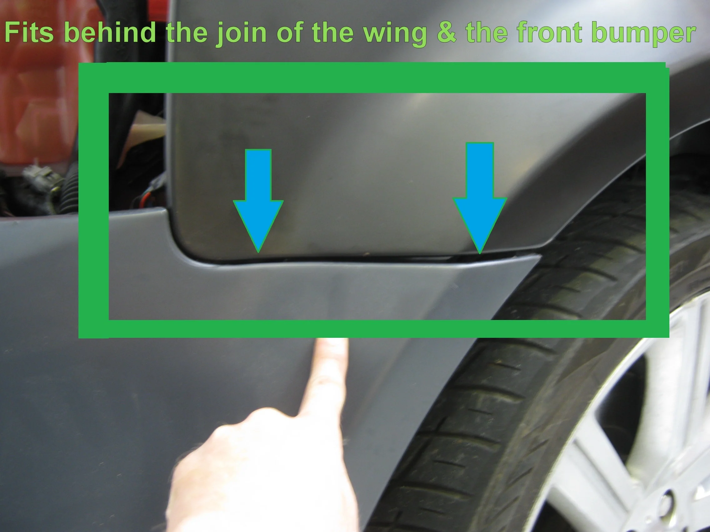 Front Bumper to Wing Mounting Brackets (LH & RH) for Range Rover Sport L320 2010 - Aftermarket - Image 5