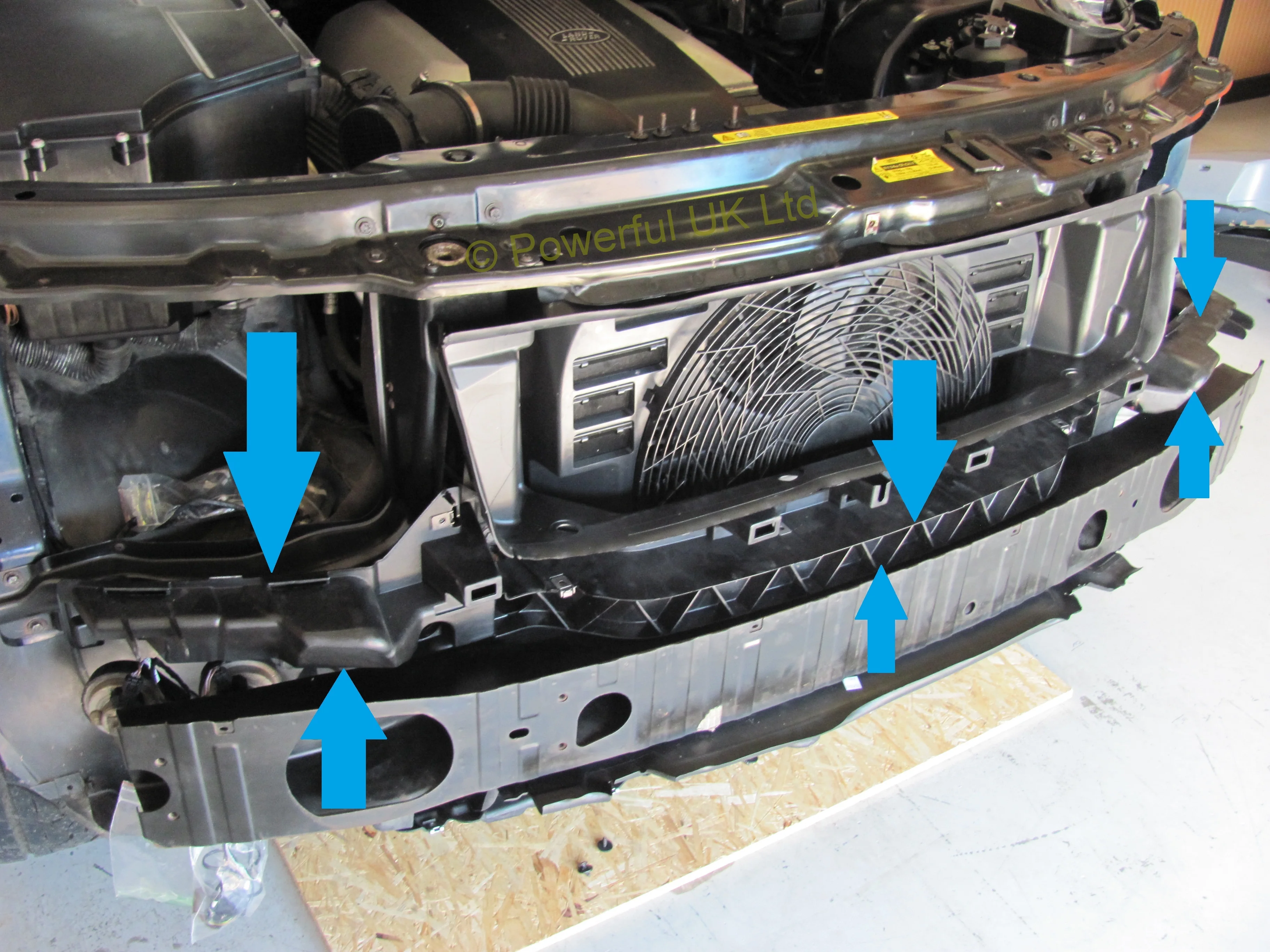 Front Cross Member/Bumper Support Panel for Range Rover L322 (2010 to 13) - Aftermarket - Image 2