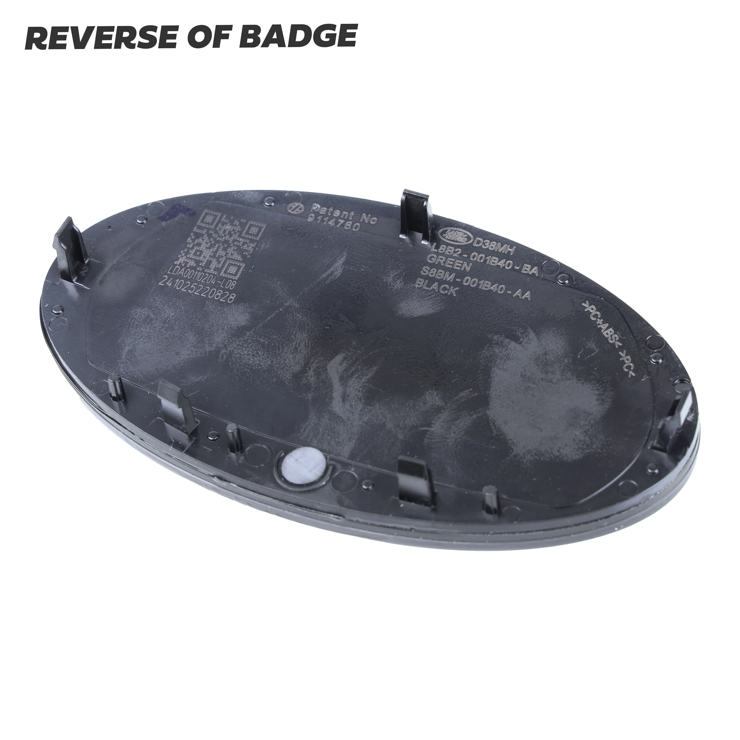Front Grille Badge for Land Rover Defender L663 - 'with ACC' type - Black - Image 4