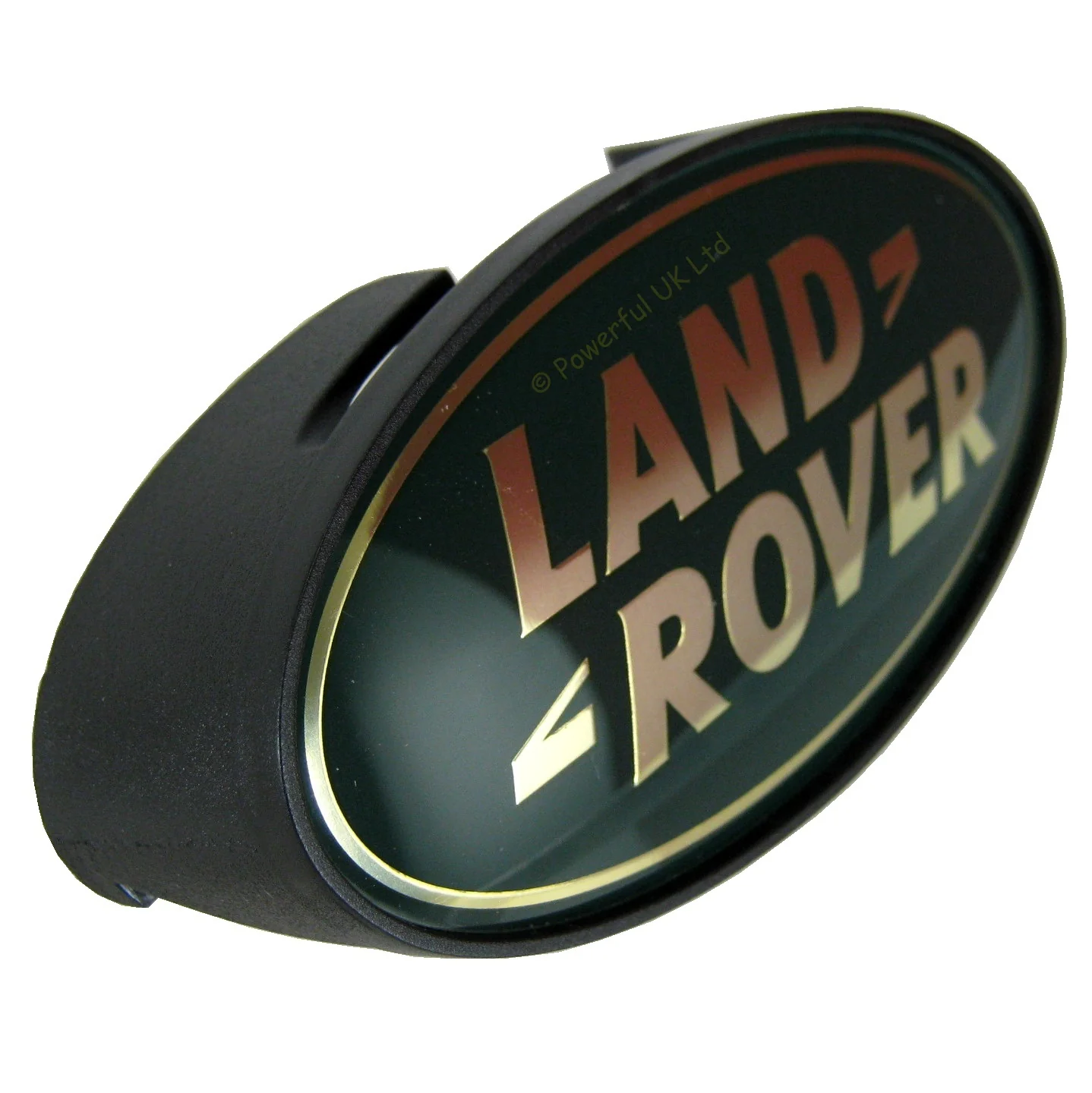 Front Grille Badge + Plinth - Green & Gold - For Land Rover Defender - Image 4
