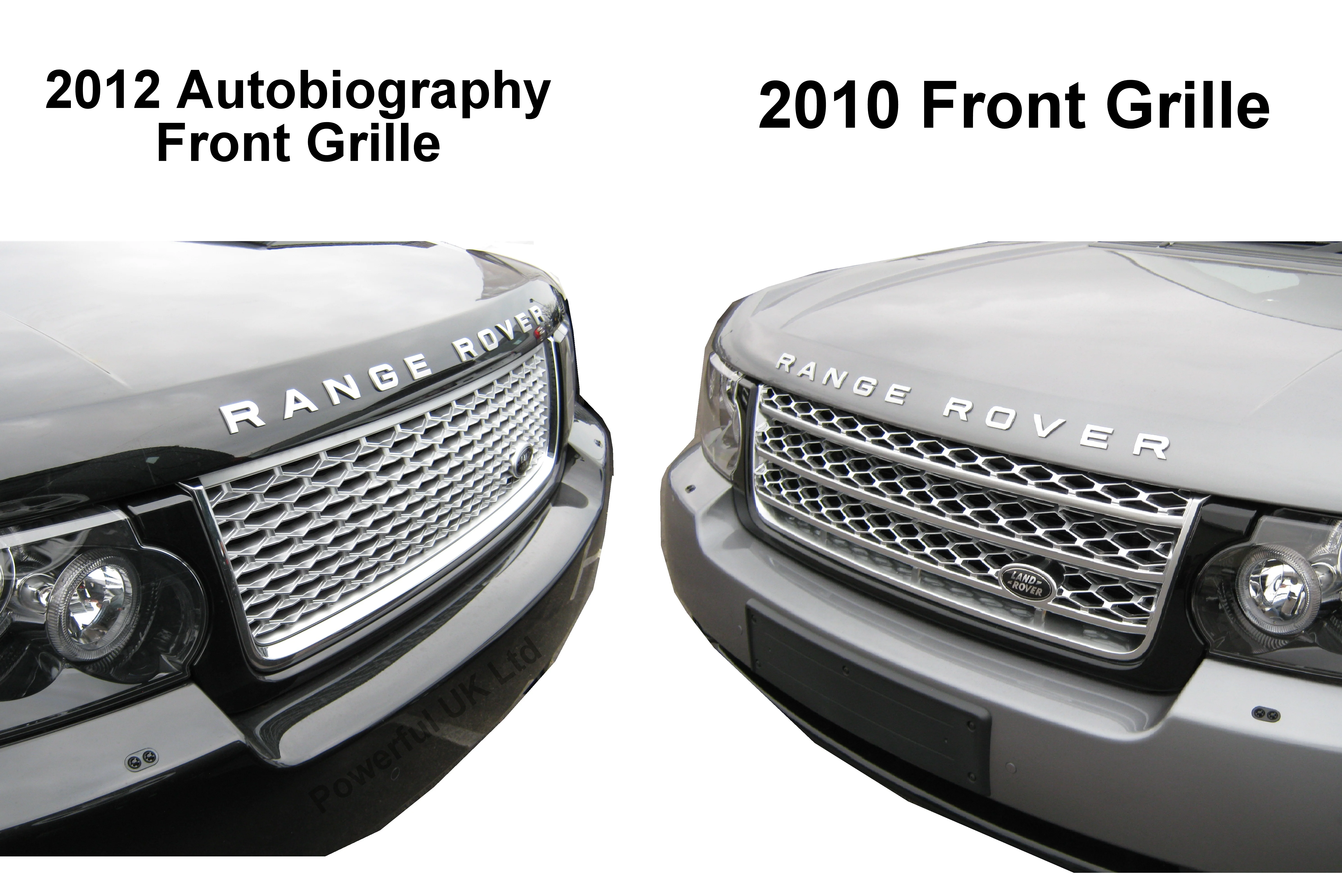 Front Grille - Black for Range Rover L322 Autobiography - Image 6