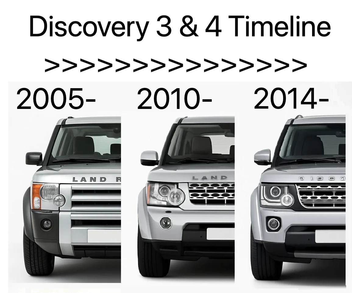 Front Grille "facelift look" - Full Black - for early Land Rover Discovery 4 - Image 7