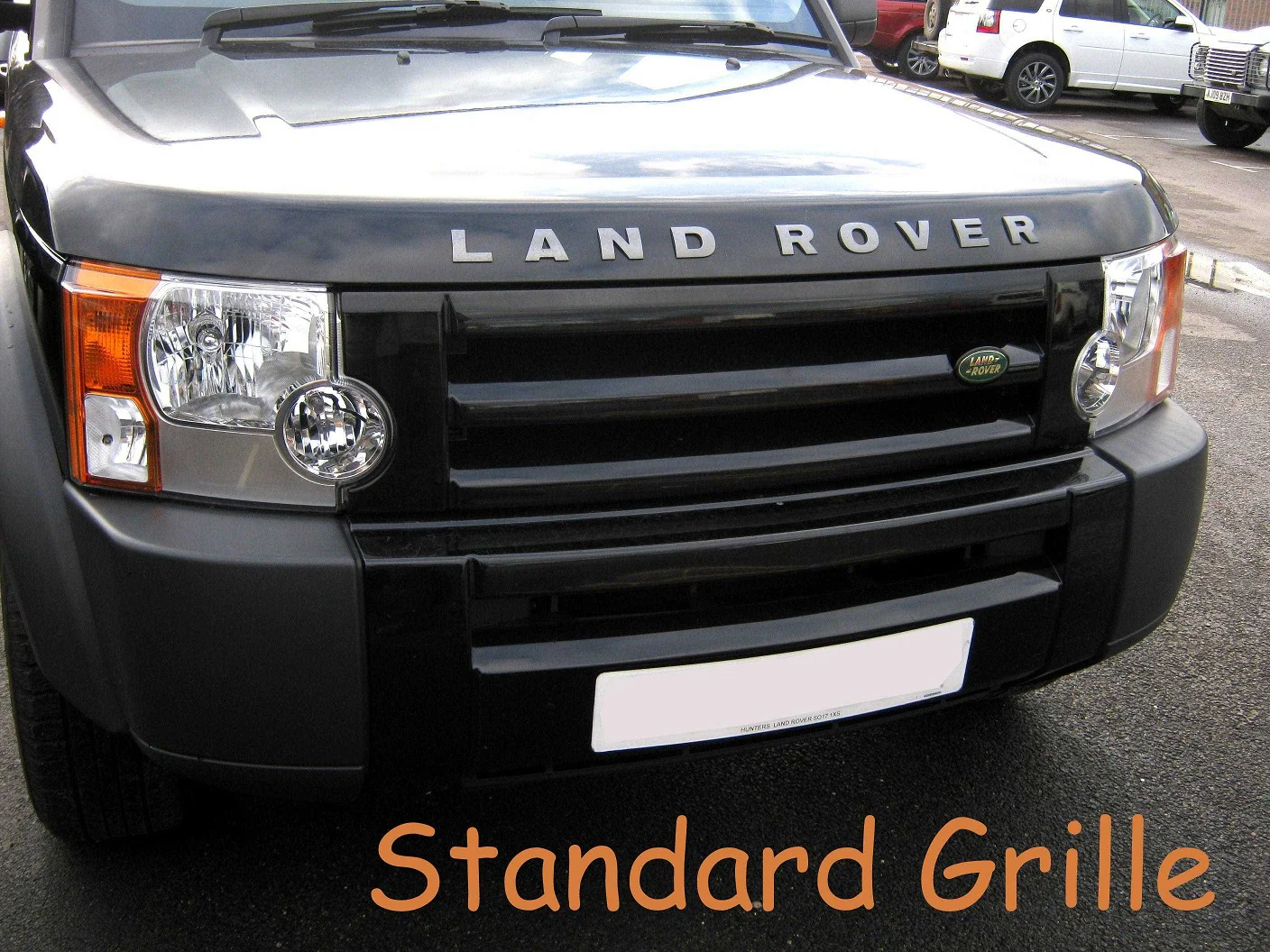 Front Grille for Land Rover Discovery 3 - Disco 4 look - Gloss Black - Image 5
