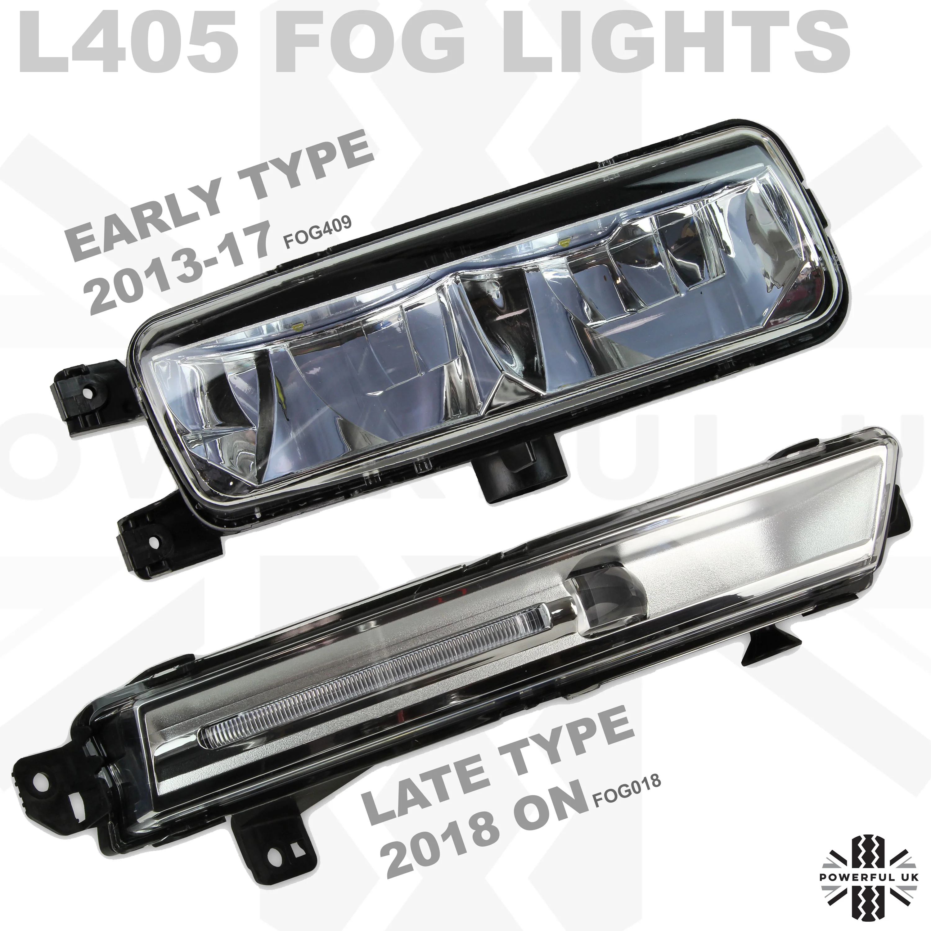 Front LED Fog Light - Silver - Range Rover L405 2018 - PAIR - Image 7