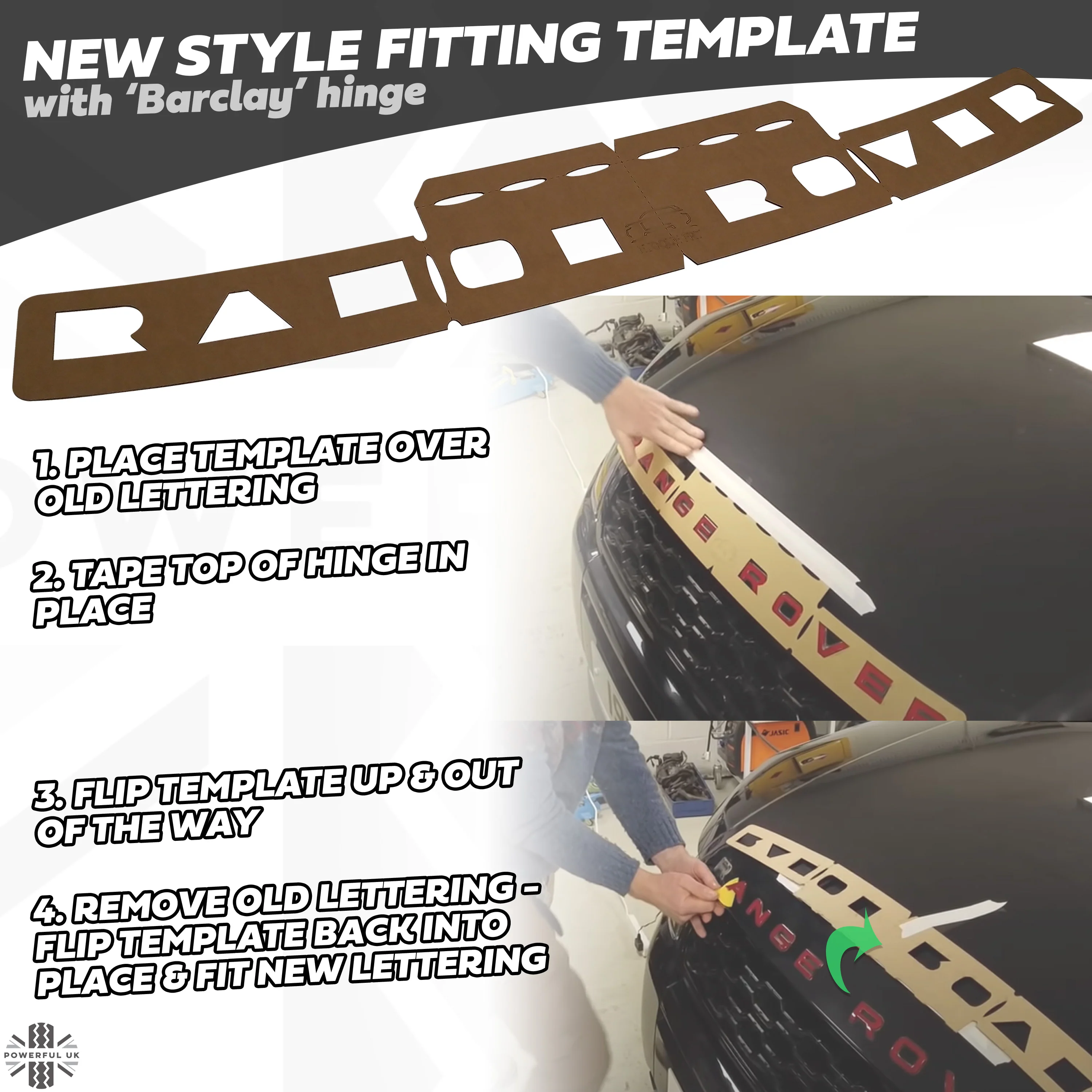Front Lettering Template for Range Rover L405 - Image 5