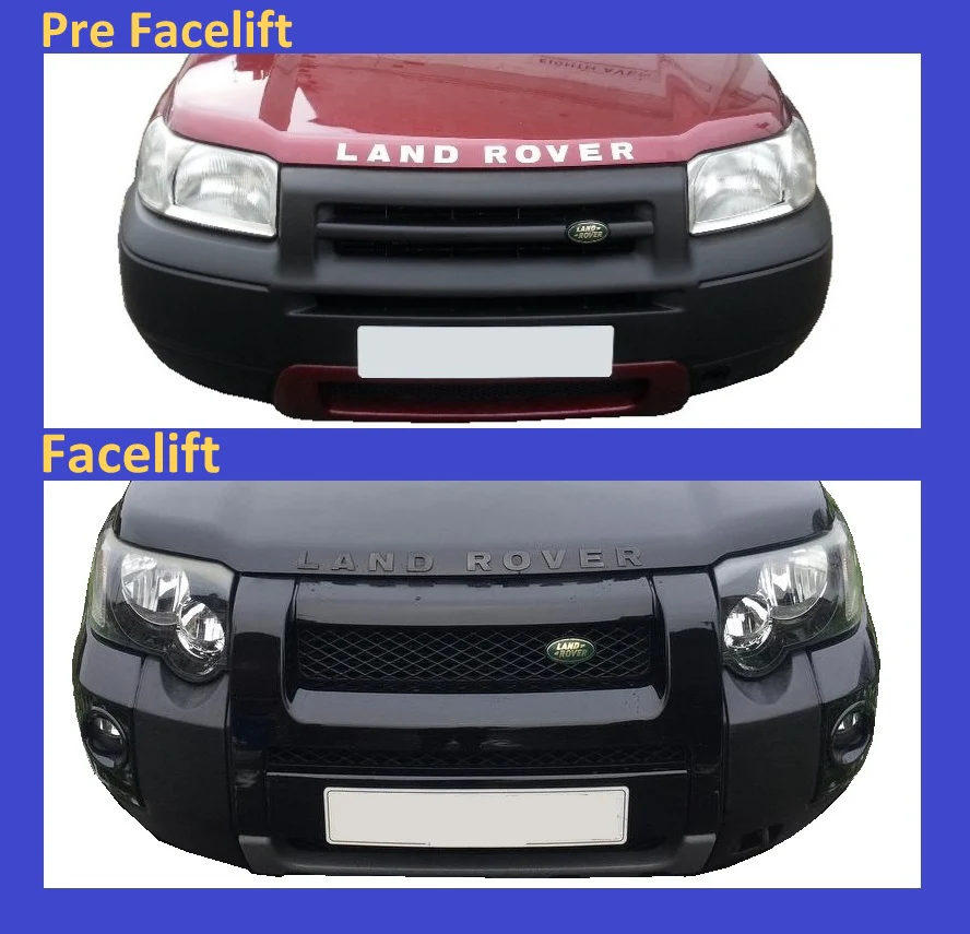 Front Light Guards - Black - for Land Rover Freelander 1 2005-07 - Image 5