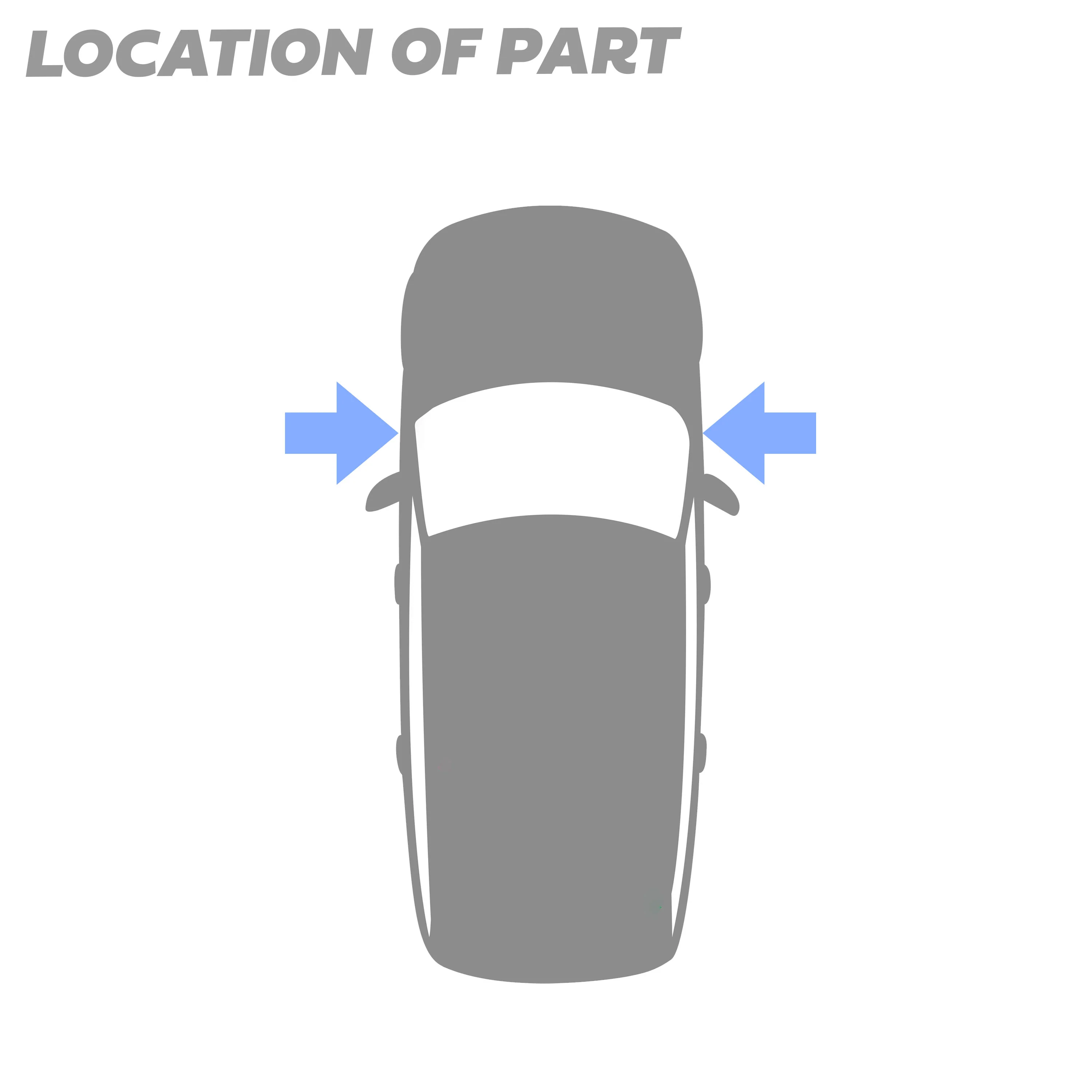 Front Mudflap Kit for Range Rover Evoque 2 L551 - Standard - Genuine - Image 2