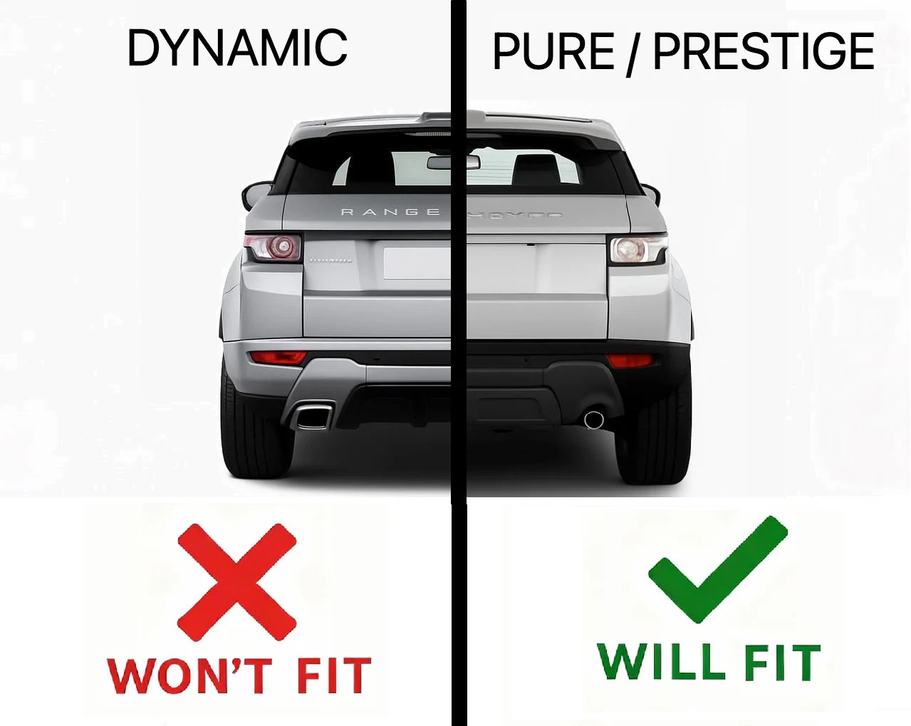 Front Mudflap Kit for Range Rover Evoque  L538 Pure/Prestige - Aftermarket - Image 8