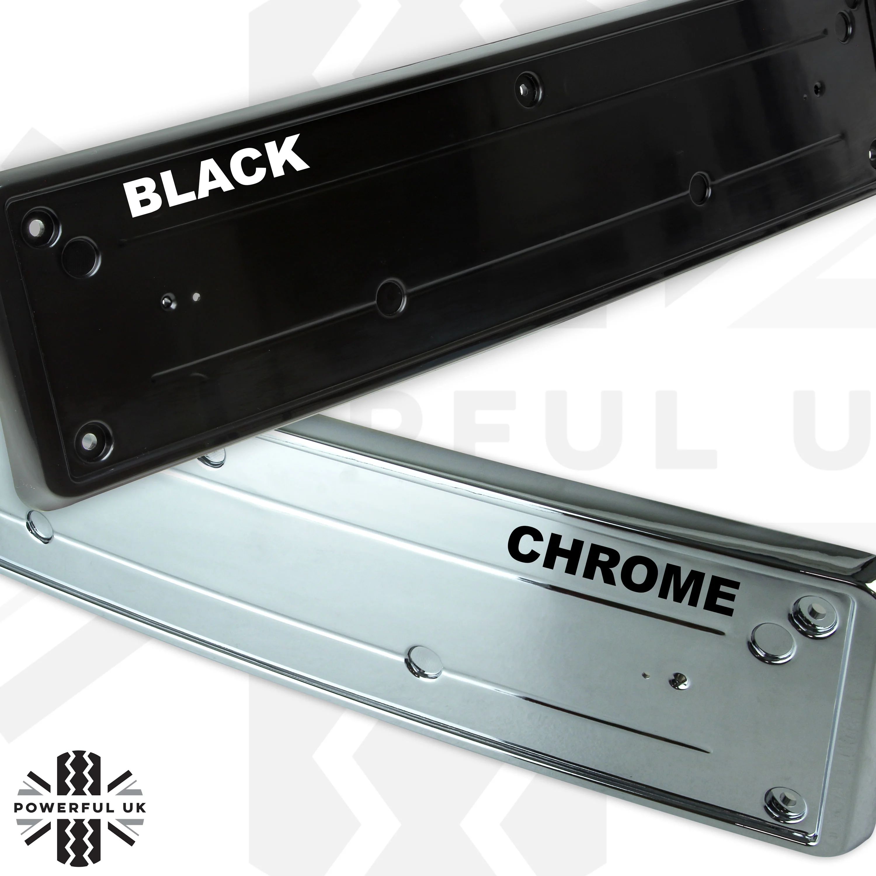 Front Number Plate Plinth - Black - for Range Rover L405 - Image 4