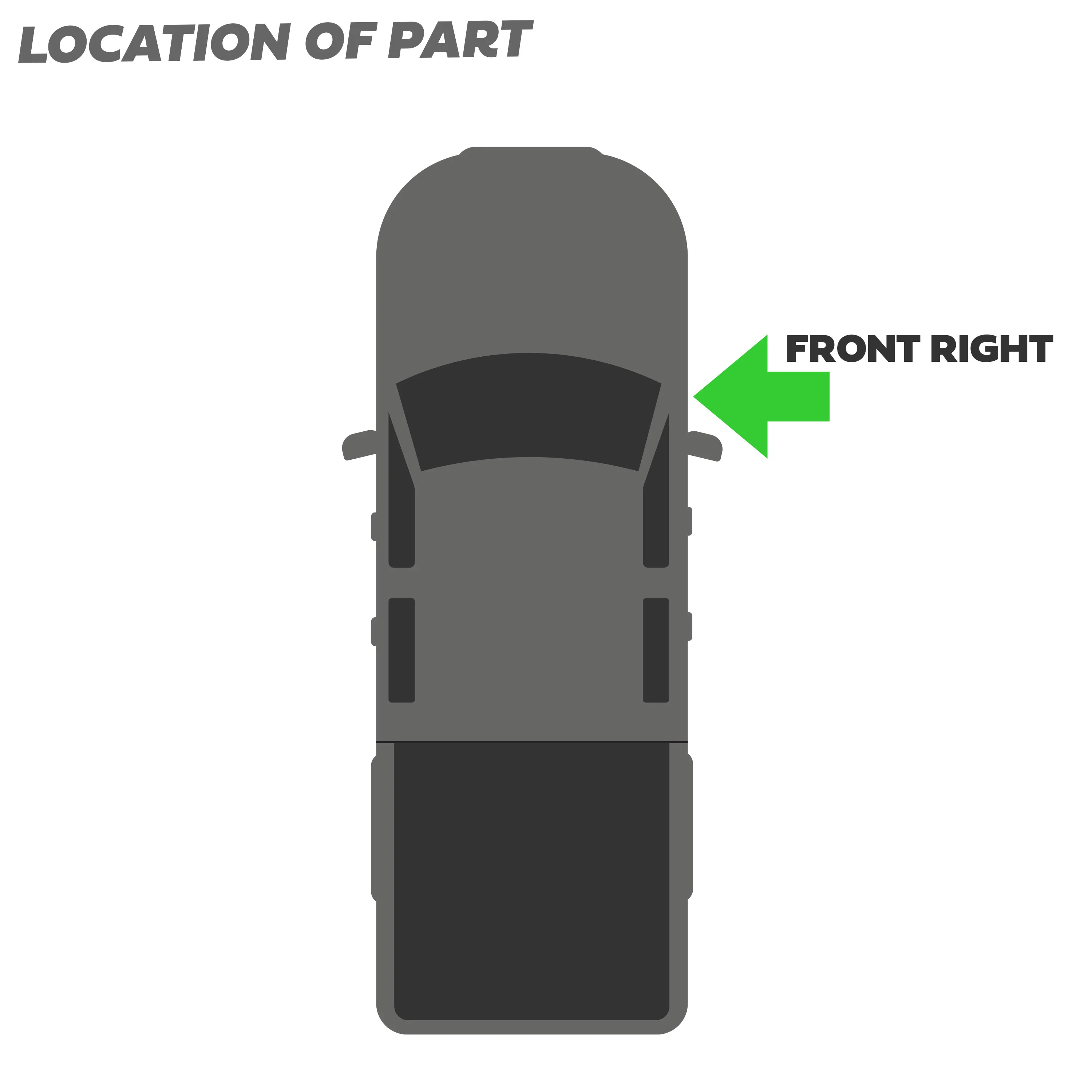 Front Right Mudflap for Nissan Navara D40 - Image 3