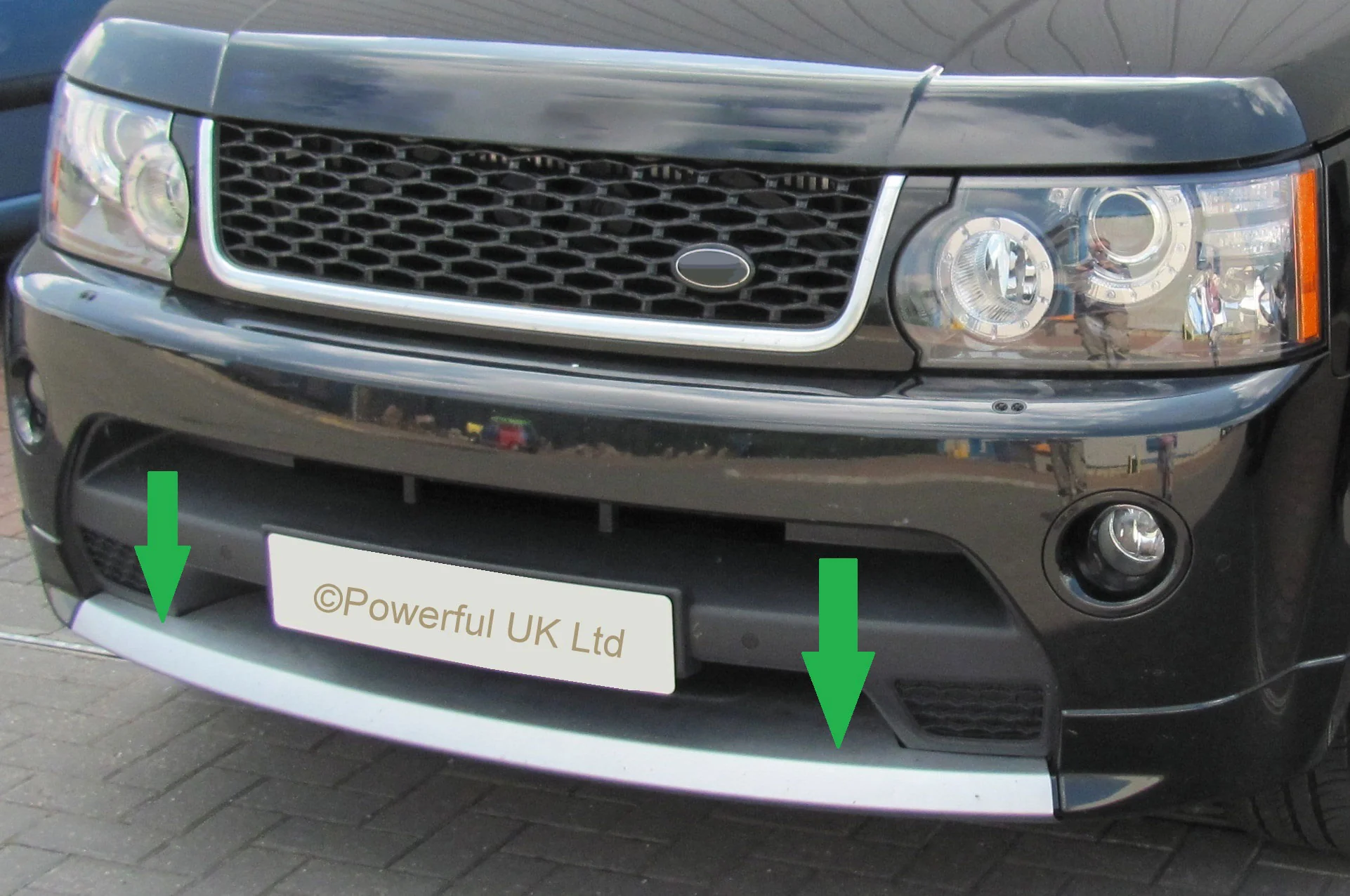 Front Tow Eye Cover for Range Rover Sport 2010 Autobiography Front Bumper - Silver - Aftermarket - Image 3