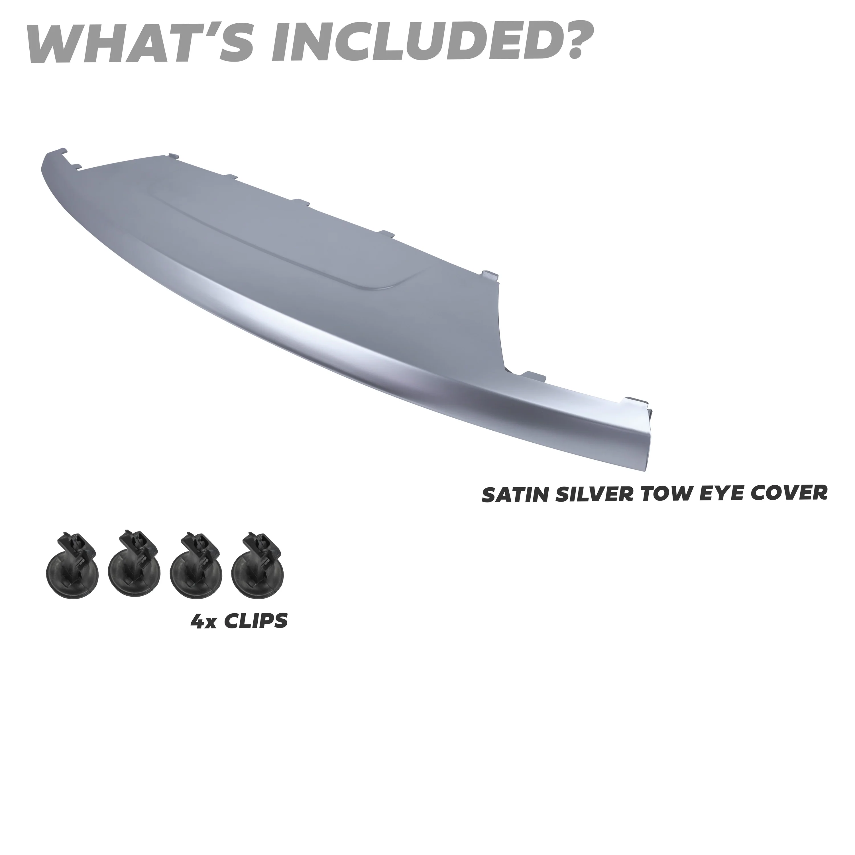Front Tow Eye Cover for Range Rover Sport 2010 Autobiography Front Bumper - Silver - Aftermarket - Image 4