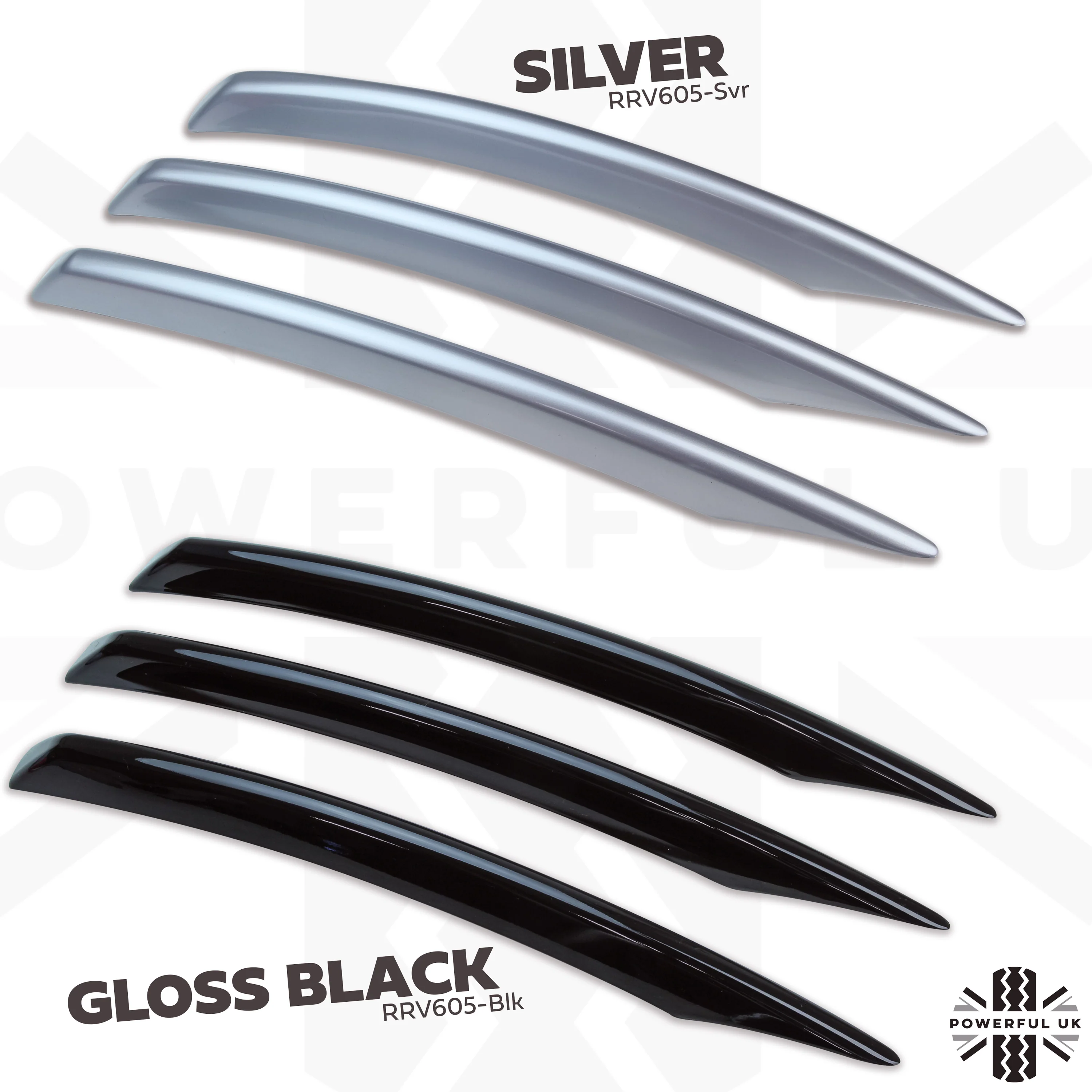 Front Vent Blade Covers - Silver for Range Rover L405 2018 - Image 4