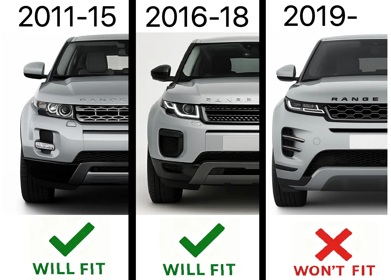 Front Wheel Arch Trim (NO PDC hole) for Range Rover Evoque 1 (2011-18) - LEFT - Image 9