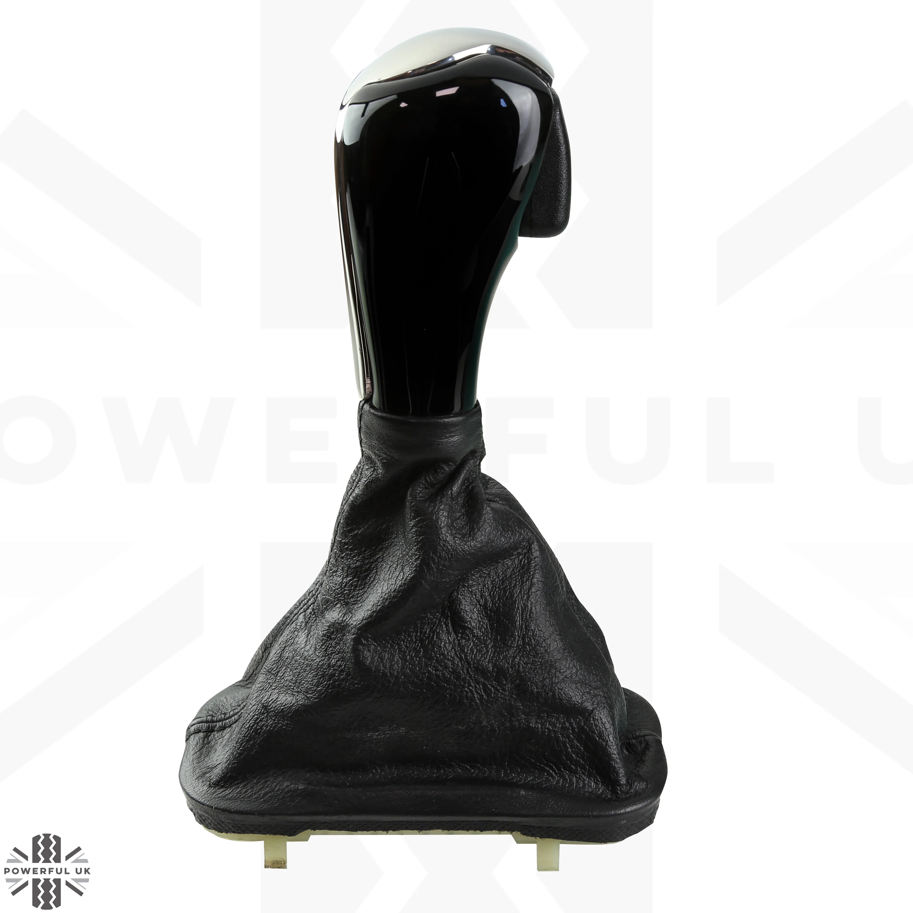 Gear Knob - Black Piano + Polished Metal Insert for Range Rover L322 - Image 6