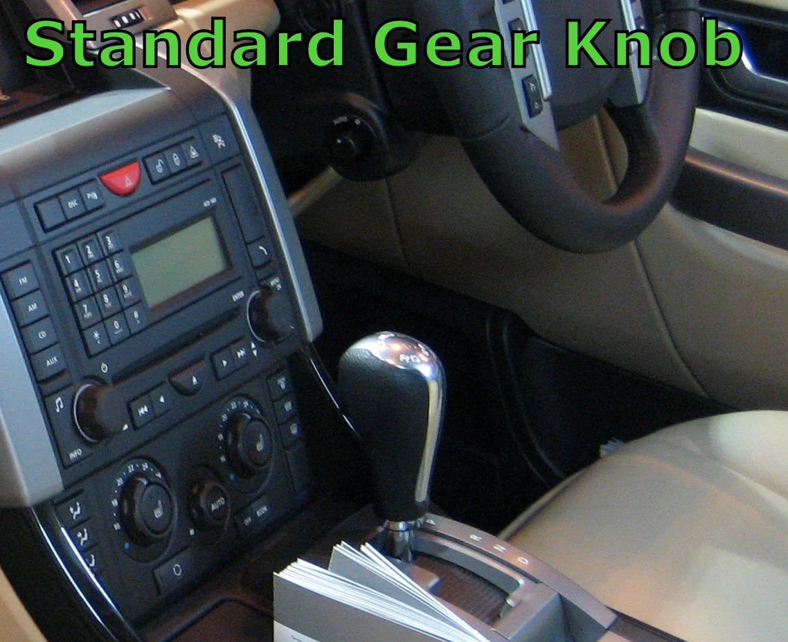 Gear Knob - Lined Oak + Chrome Insert for Range Rover Sport - Image 5