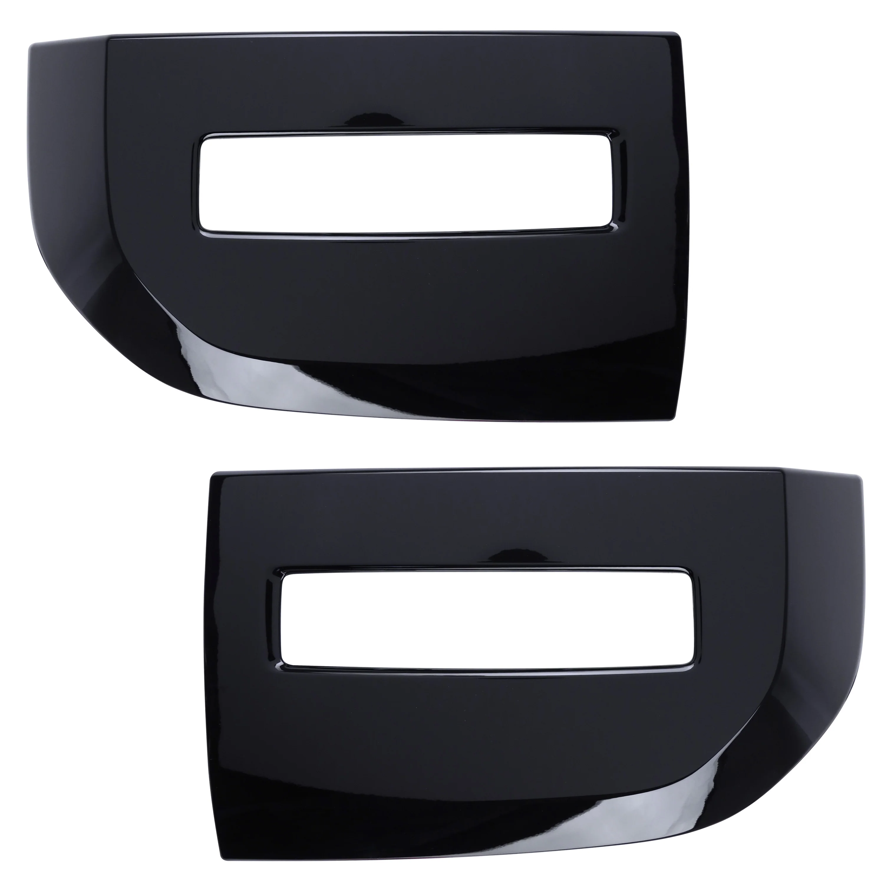 Genuine 2026MY Fog Lamp Surround Grille for Land Rover Defender L663 - TAKE OFF - Gloss Black - PAIR