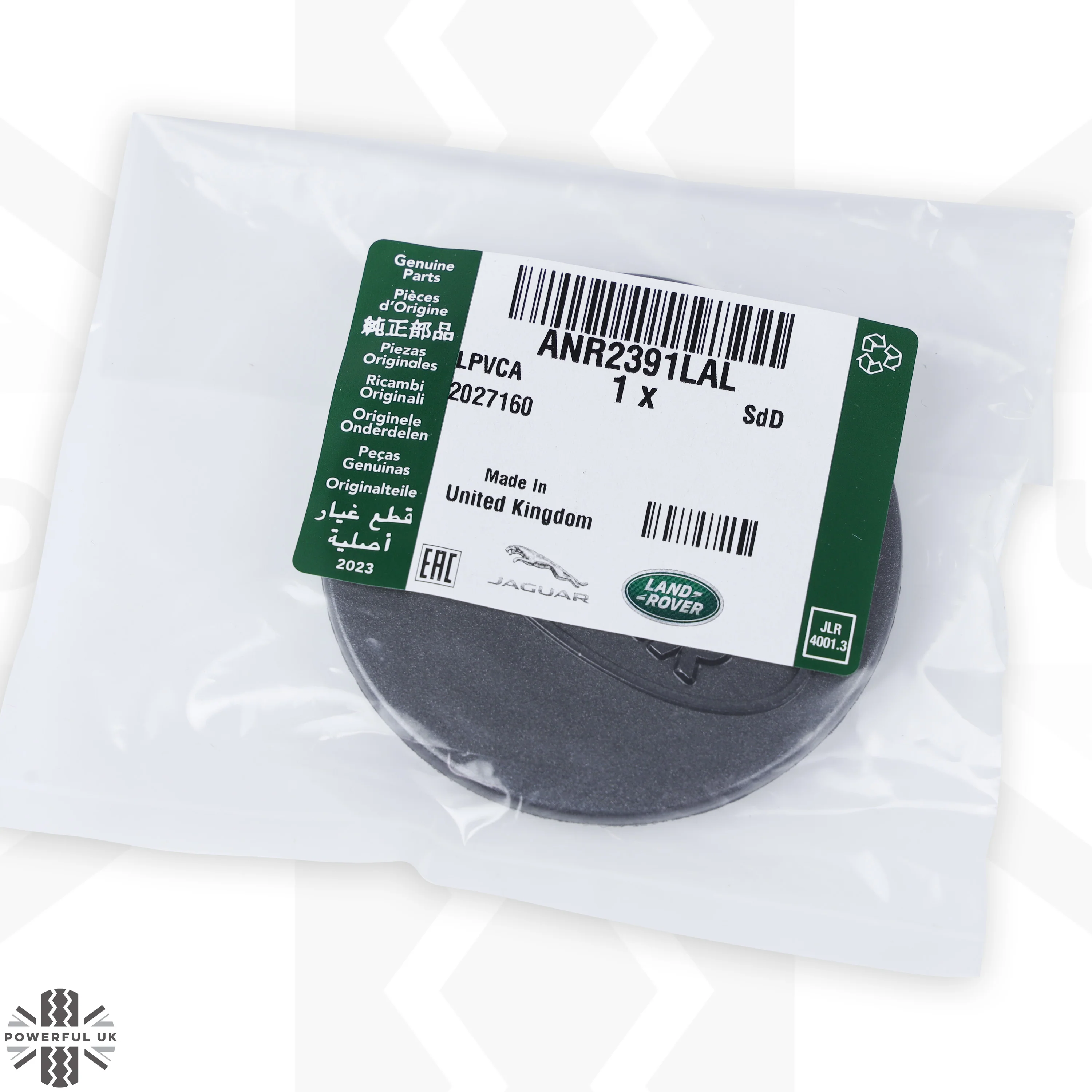 Genuine 4x Alloy Wheel Centre Caps for Land Rover Discovery 1 - Pewter Grey - Image 6